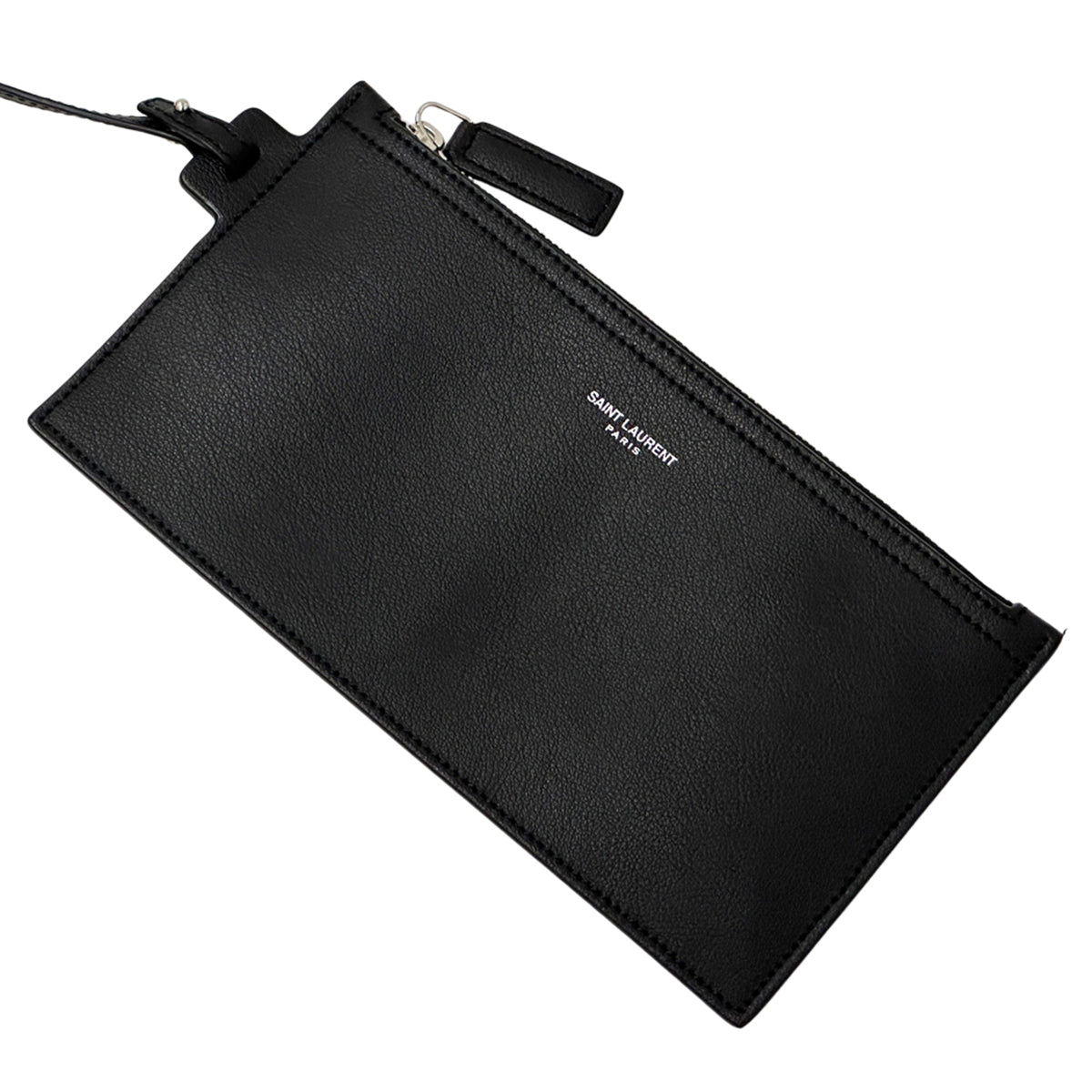 Saint Laurent Black Leather Tote Bag (Pre-Owned)