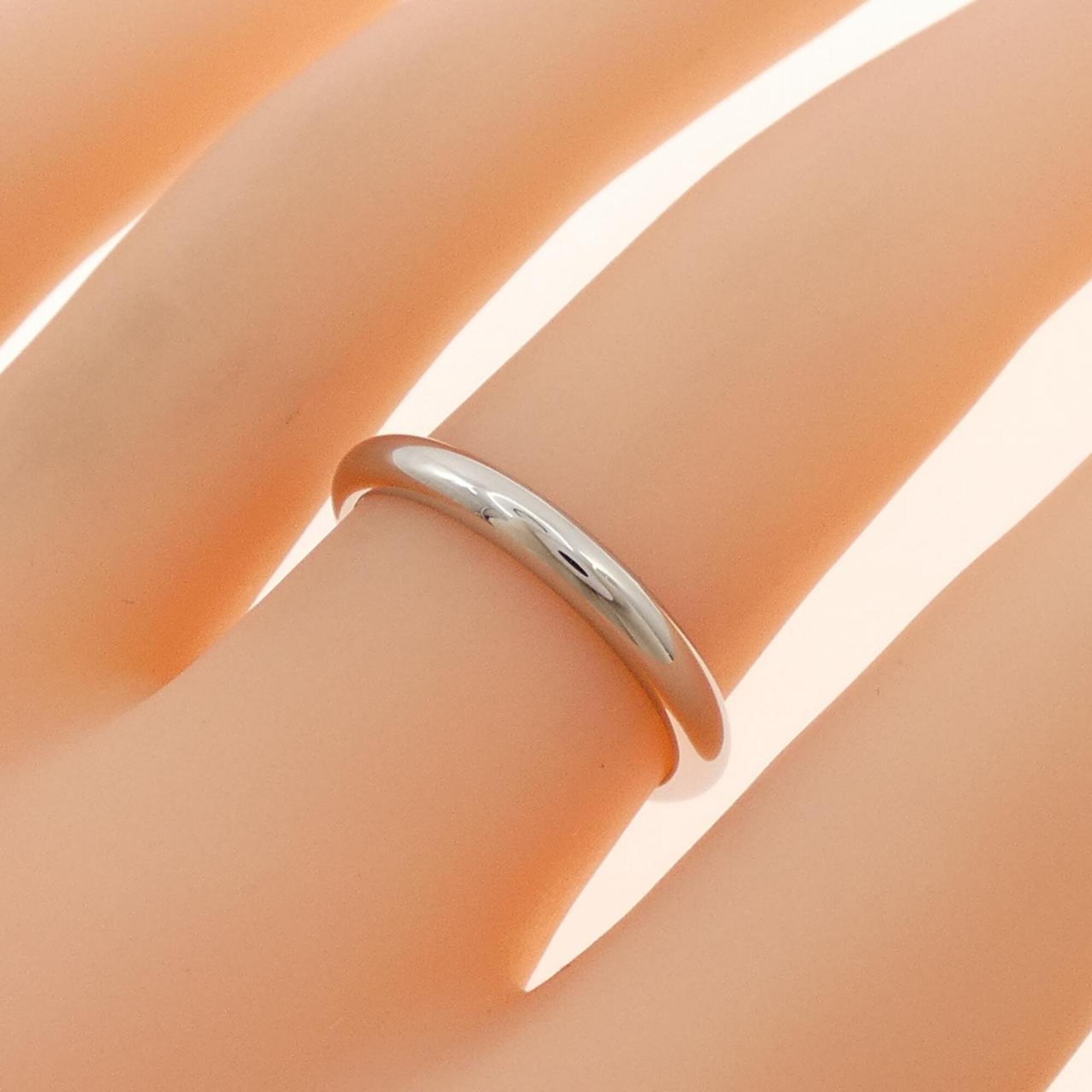 Bvlgari Platinum Platinum 950 Band Ring (Pre-Owned)