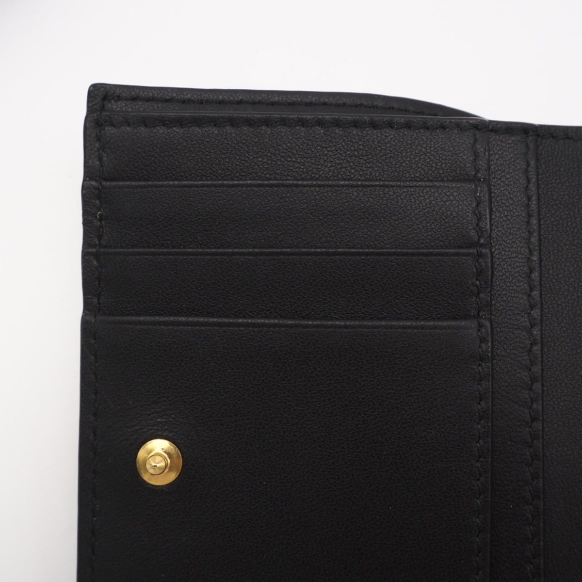 Christian Dior Black Leather Wallet (Bi-Fold) (Pre-Owned)