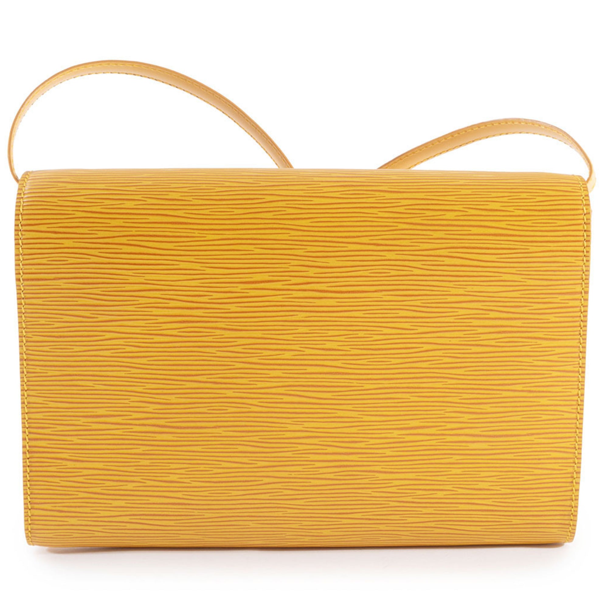 Louis Vuitton Yellow Epi Leather Pochette Shoulder Bag (Pre-Owned)