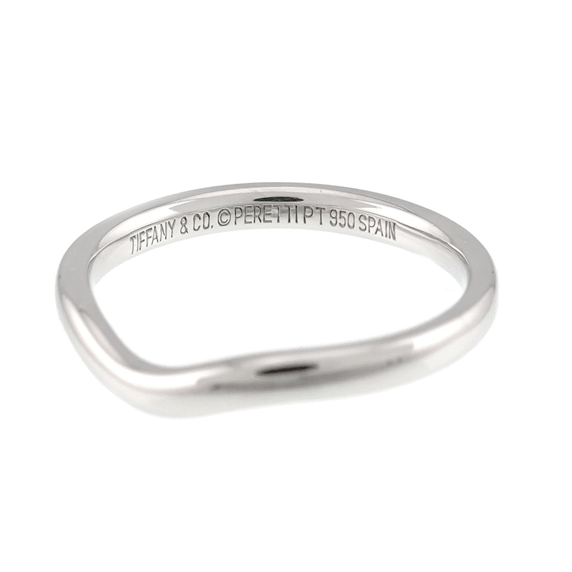 Tiffany Platinum 950 Band Ring (Pre-Owned)