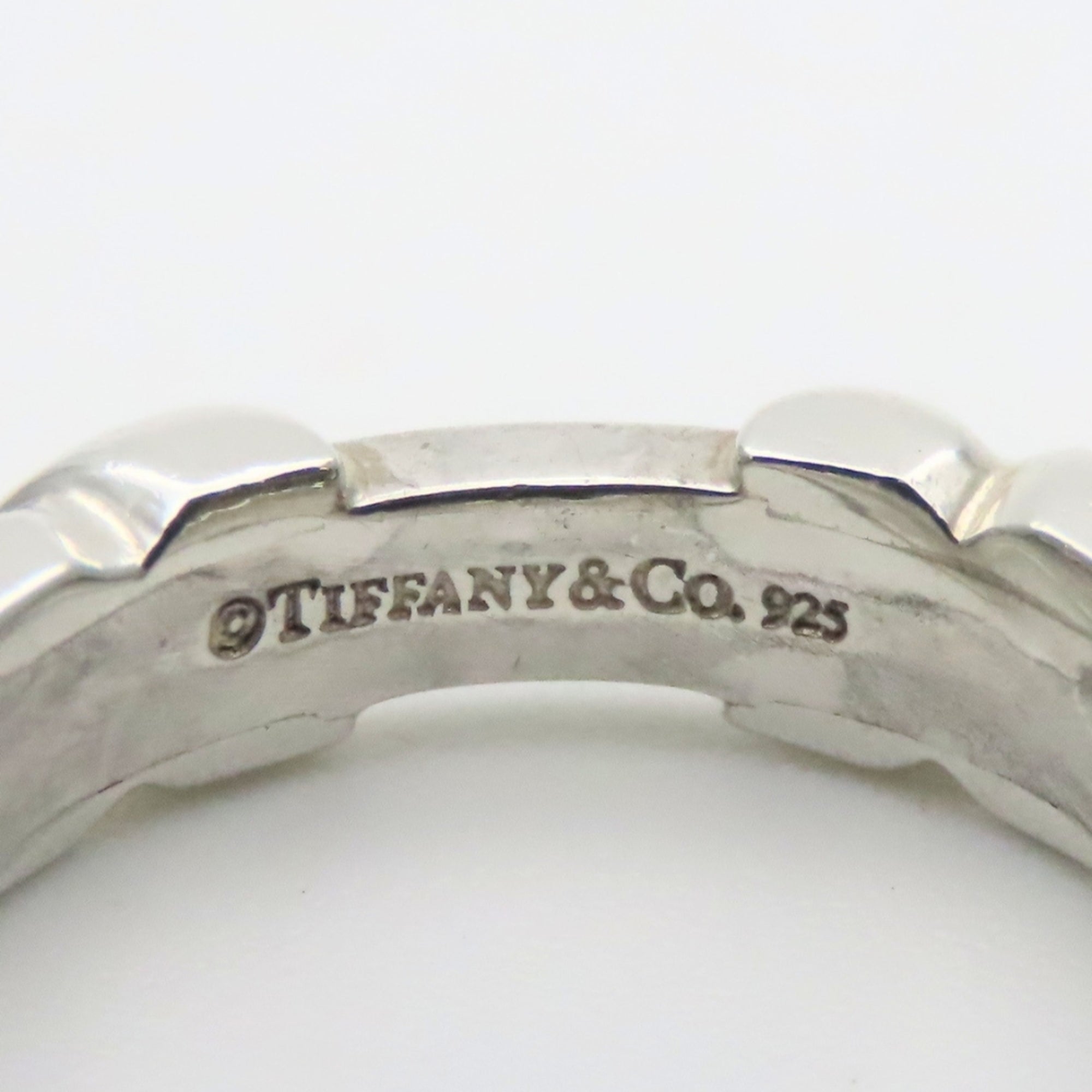 Tiffany Silver Silver 925 Band Ring (Pre-Owned)