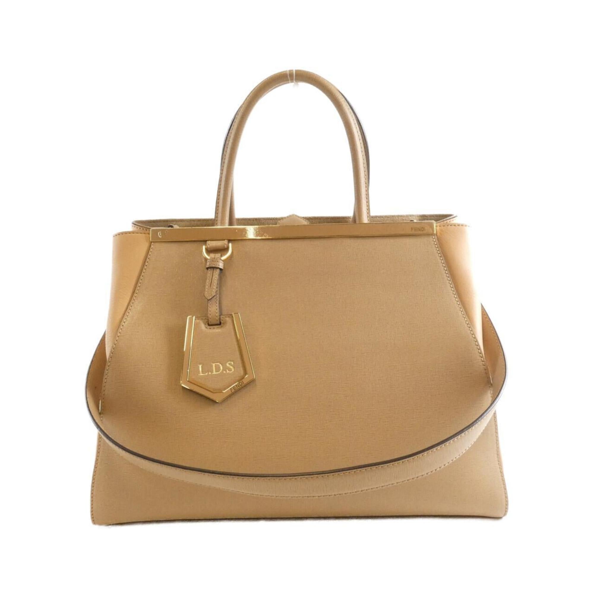 Fendi Beige Leather Handbag (Pre-Owned)