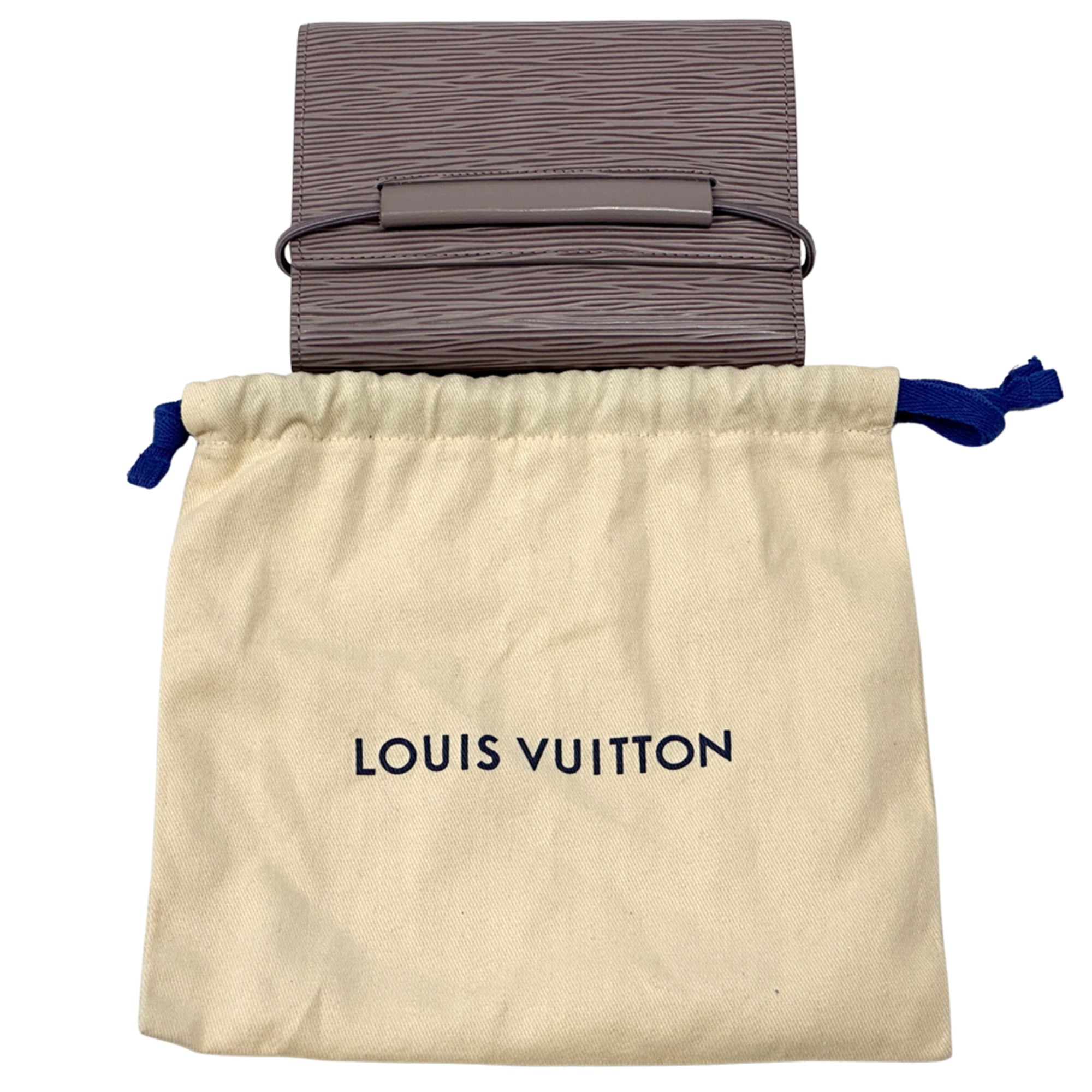 Louis Vuitton Purple Epi Leather Wallet (Bi-Fold) (Pre-Owned)