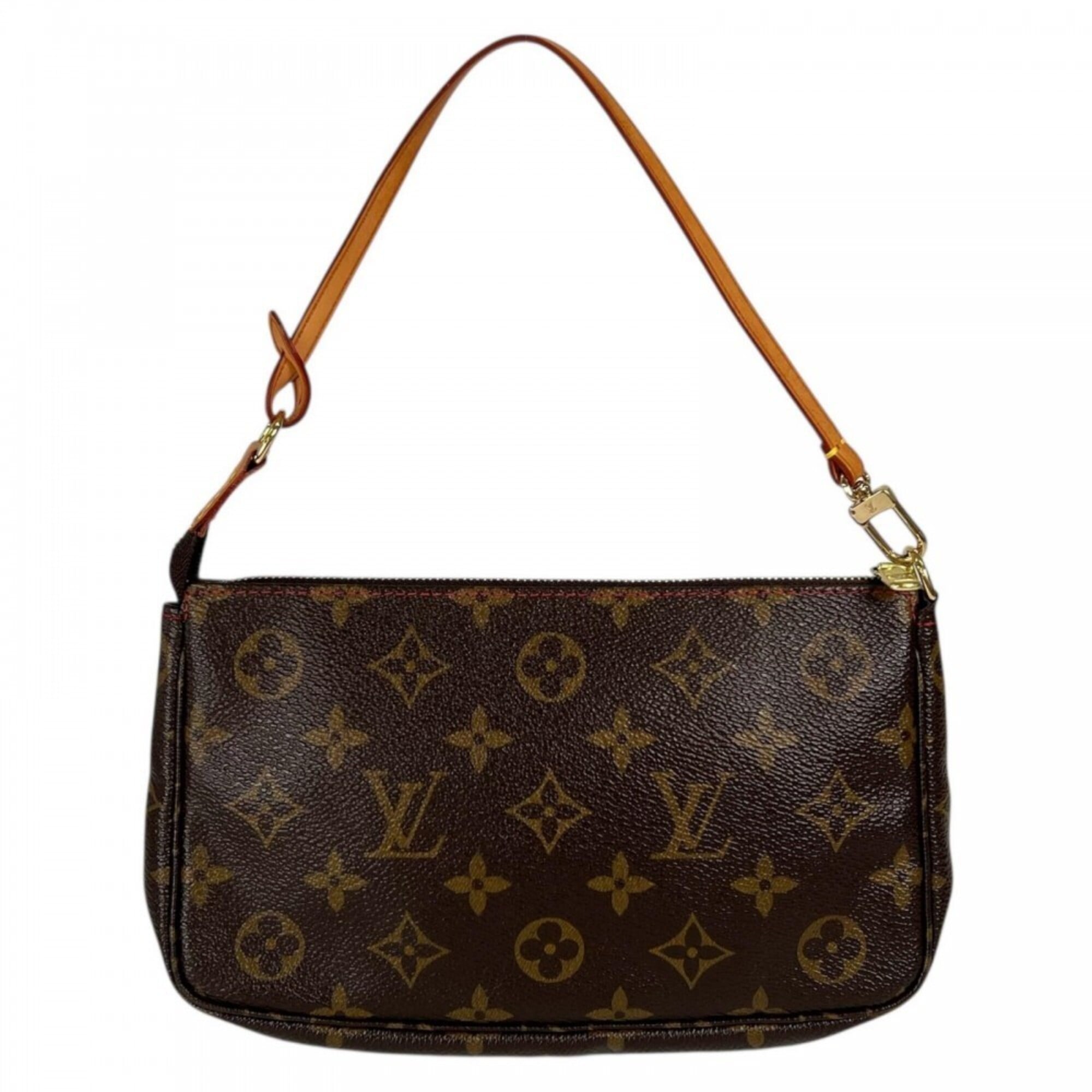 Louis Vuitton Brown Monogram Canvas Handbag (Pre-Owned)