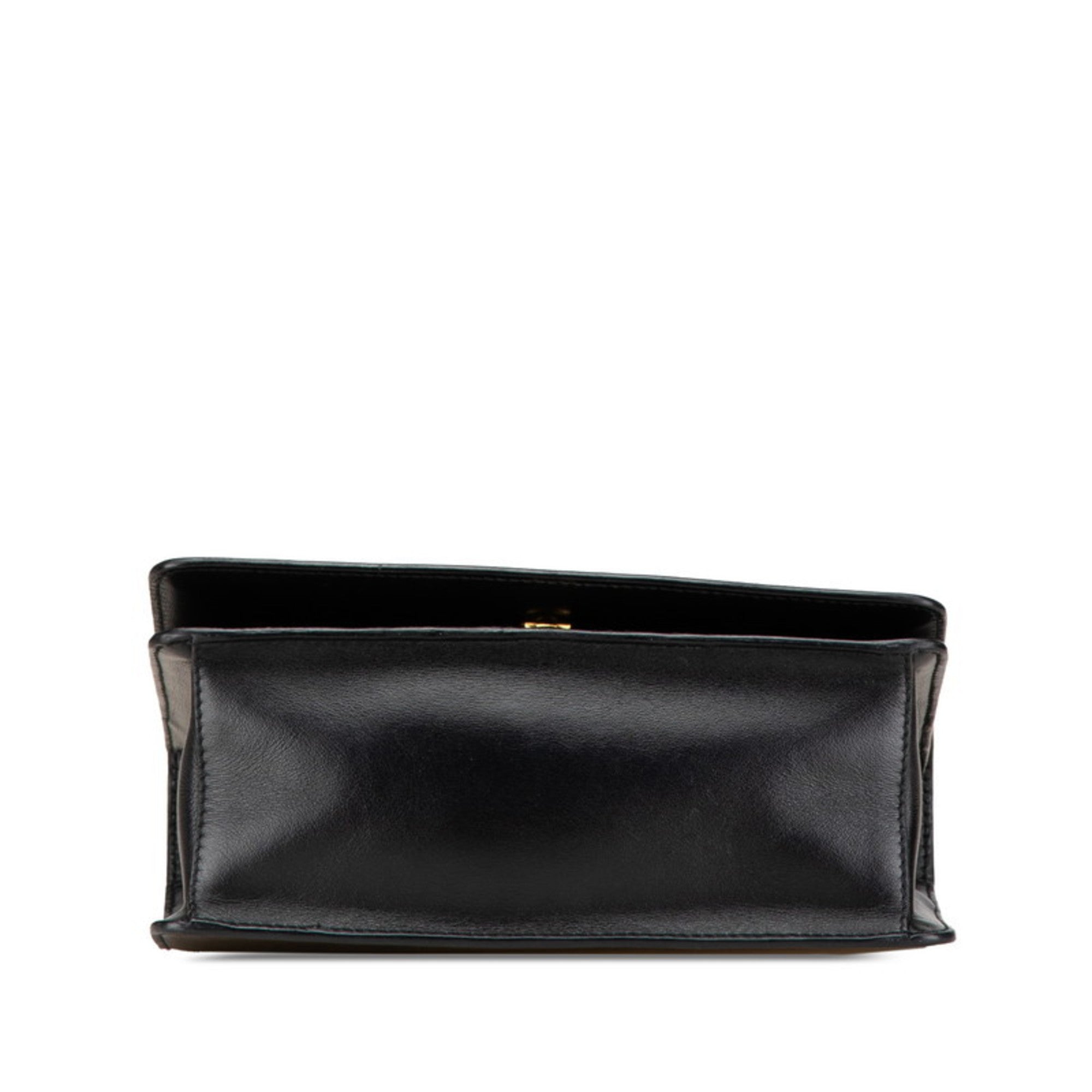 Prada Black Leather Shoulder Bag (Pre-Owned)