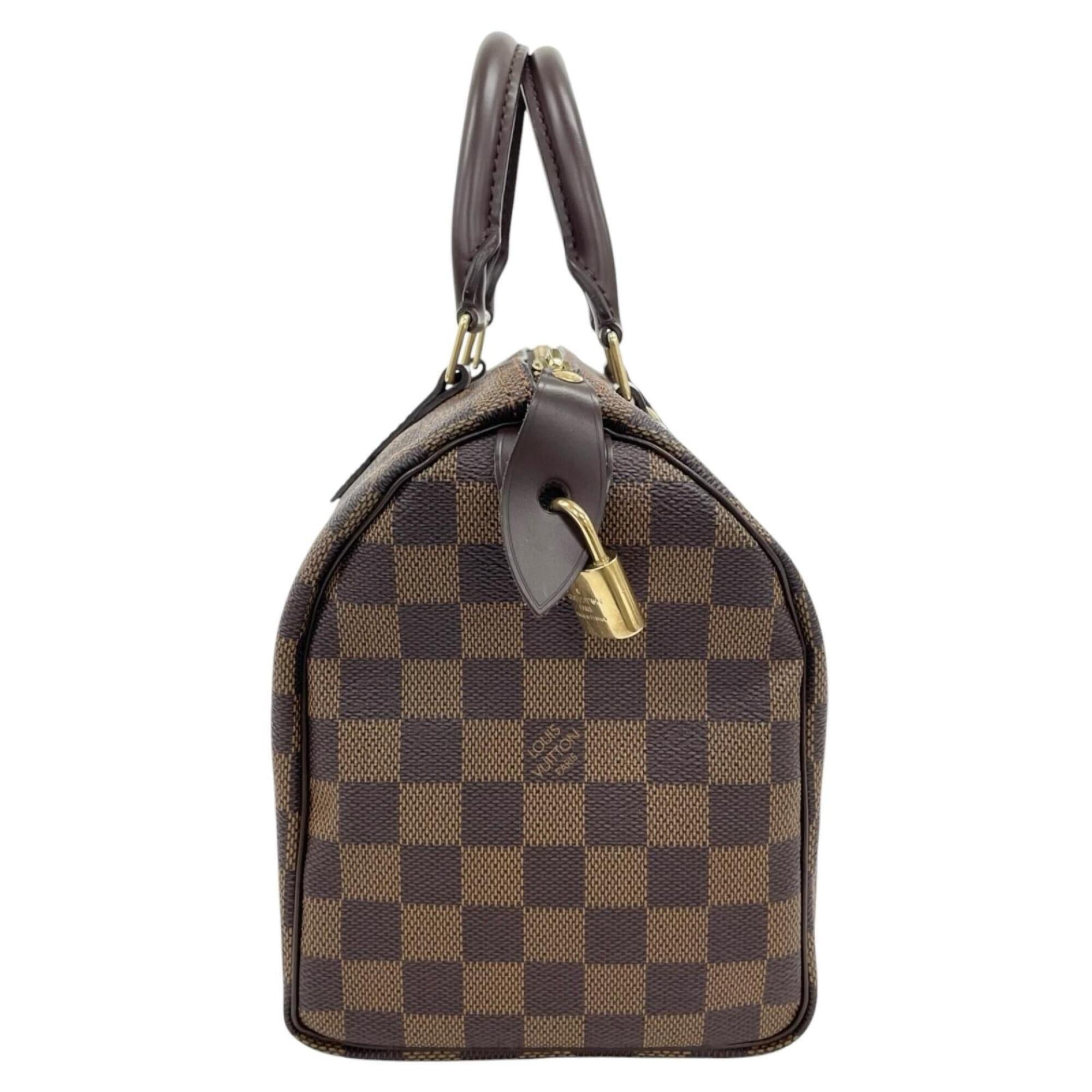 Louis Vuitton Damier Brown Damier Canvas Handbag (Pre-Owned)