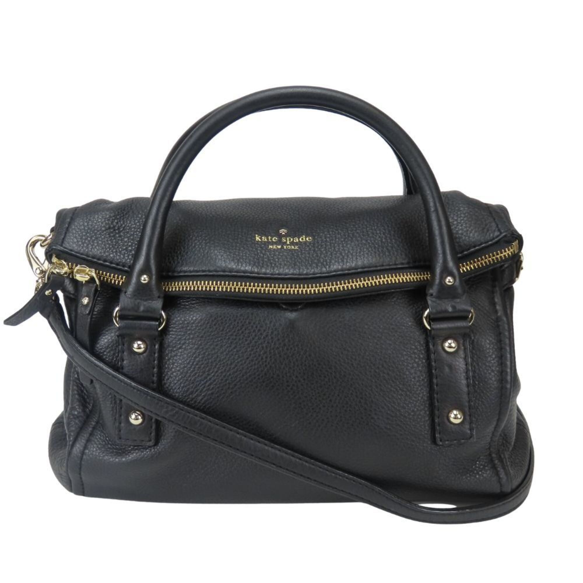Kate Spade Black Leather Handbag (Pre-Owned)