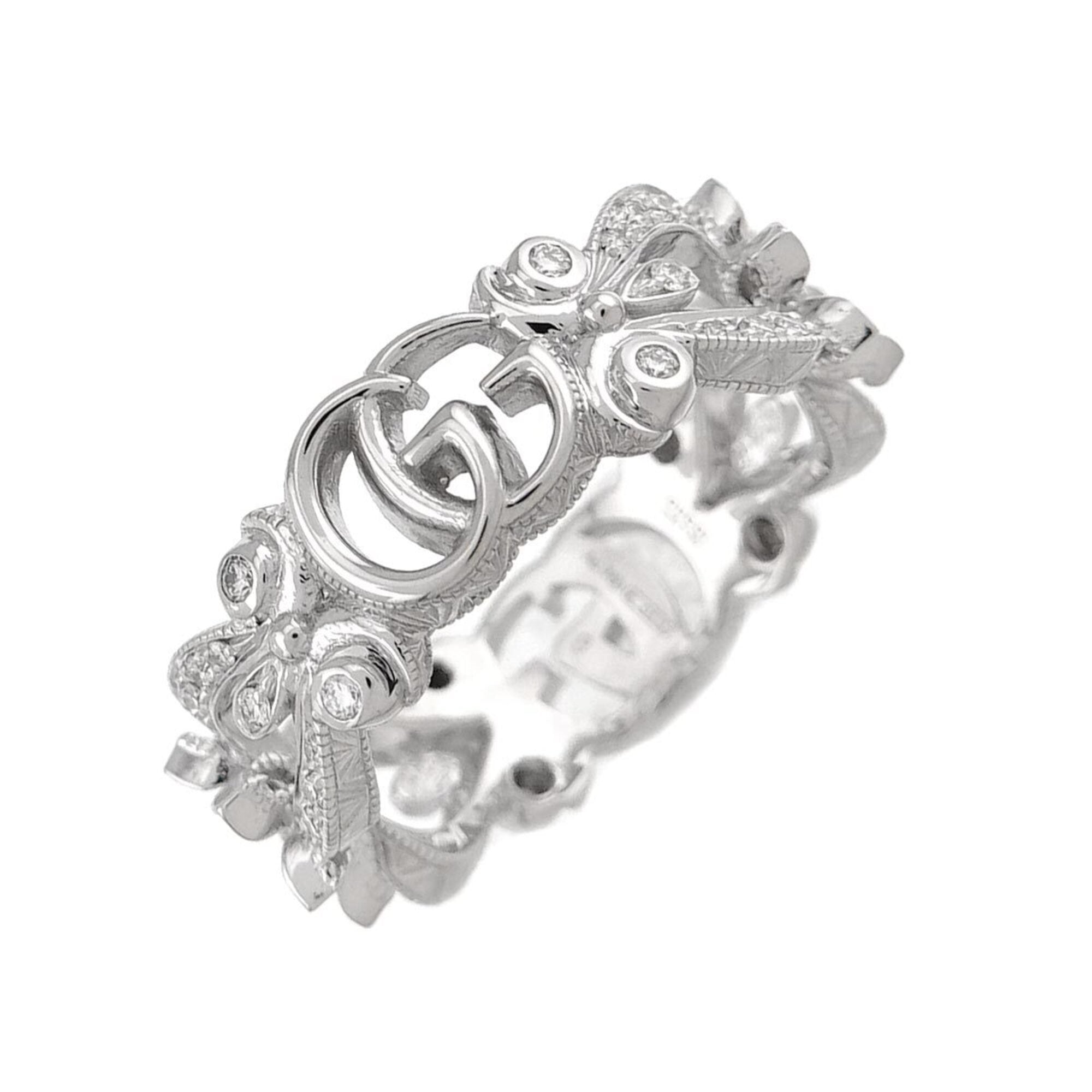 Gucci White Gold (18K) Band Ring (Pre-Owned)