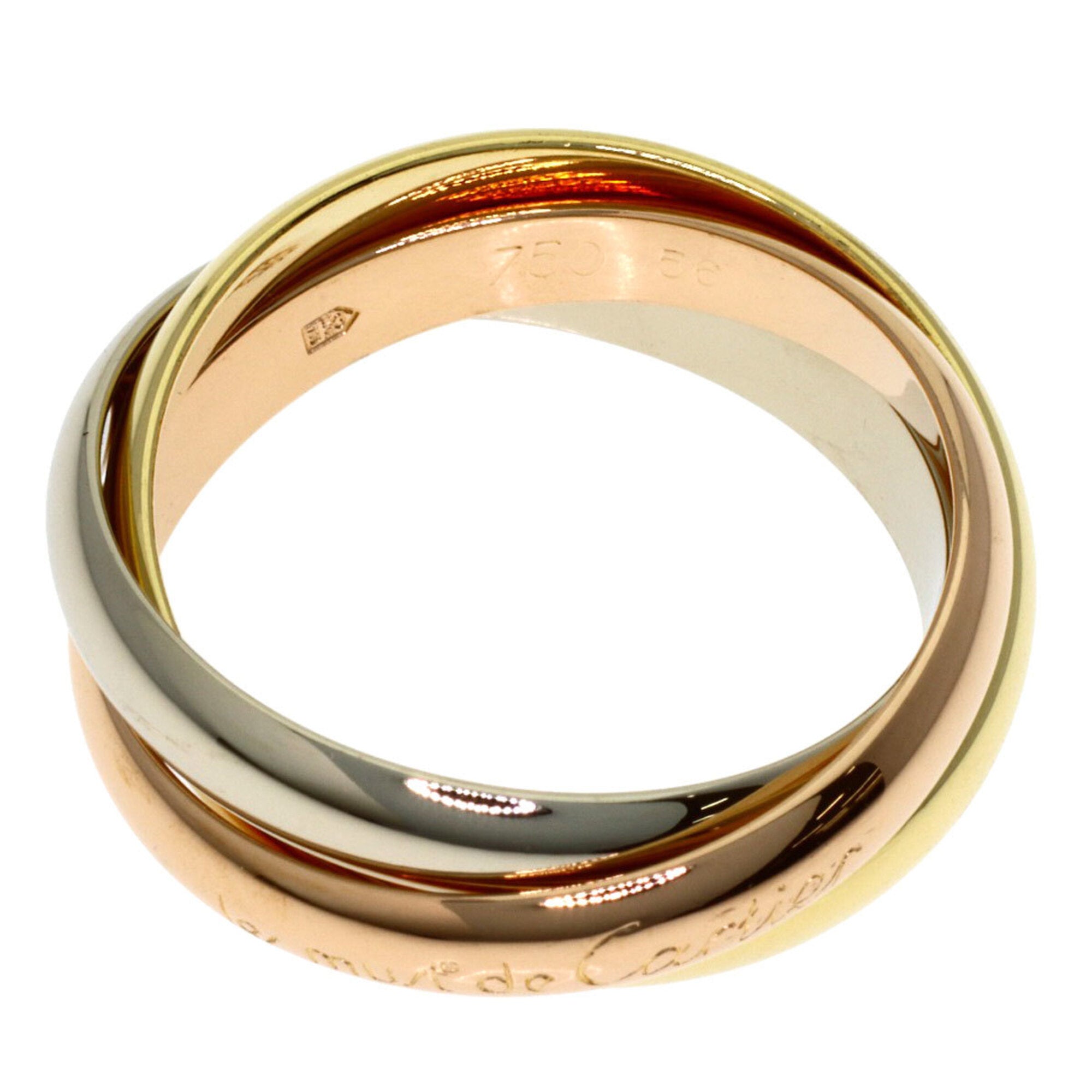 Cartier Yellow Gold (18K) Pink Gold (18K) White Gold (18K) Band Ring (Pre-Owned)
