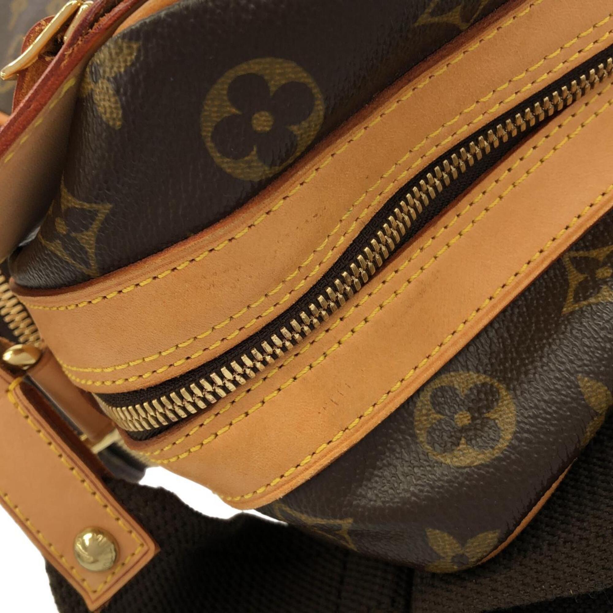 Louis Vuitton Monogram Marron Coated Canvas Shoulder Bag (Pre-Owned)