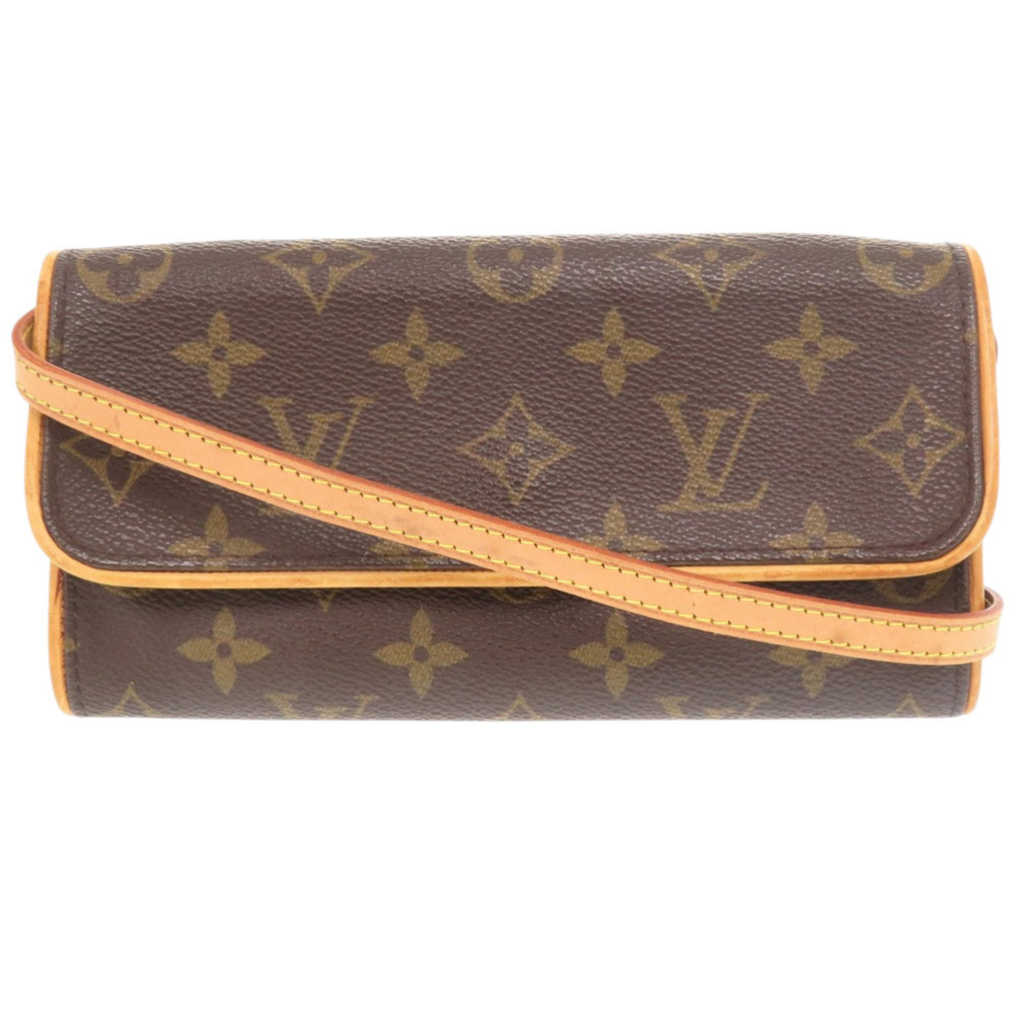 Louis Vuitton Monogram Brown Monogram Pochette Shoulder Bag (Pre-Owned)