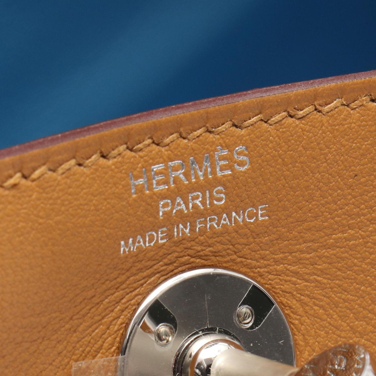 Hermes Brown Camel Swift Leather Handbag Shoulder Bag (Pre-Owned)