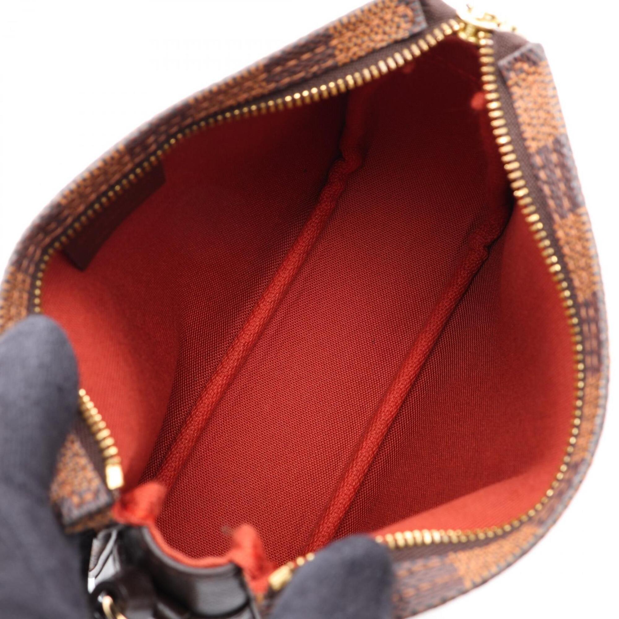 Louis Vuitton Brown Ebene Coated Canvas Pvc Damier Canvas Leather Handbag (Pre-Owned)