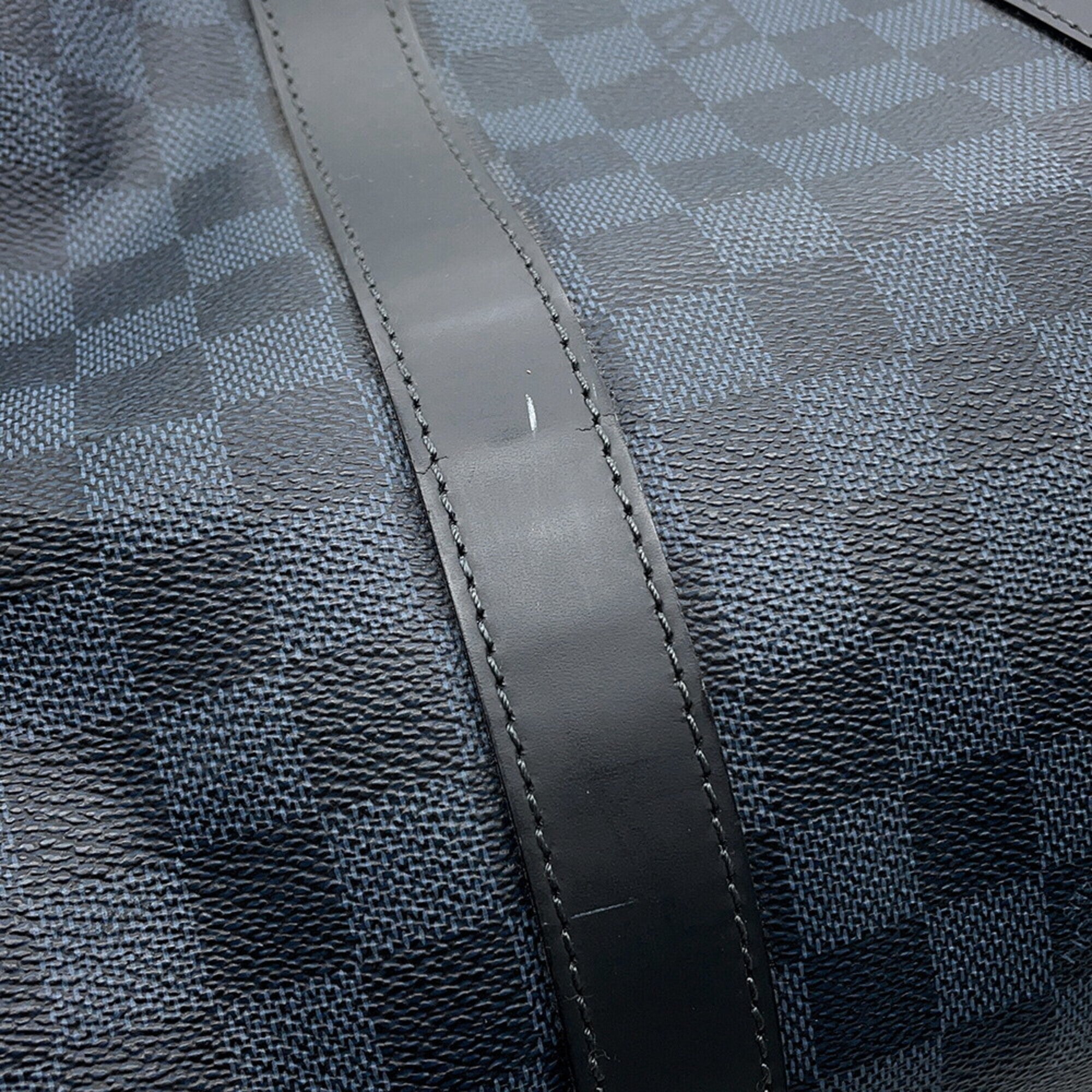 Louis Vuitton Damier Cobalt Cobalt Noir Boston Bag Handbag (Pre-Owned)