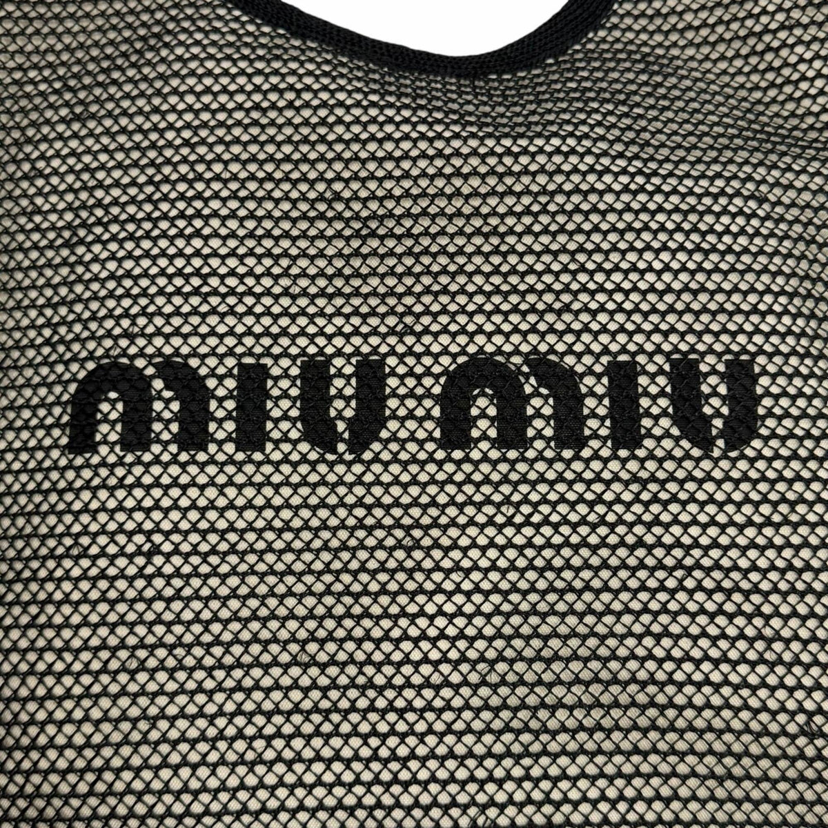 Miu Miu Raffia Pouch Tote Bag (Pre-Owned)
