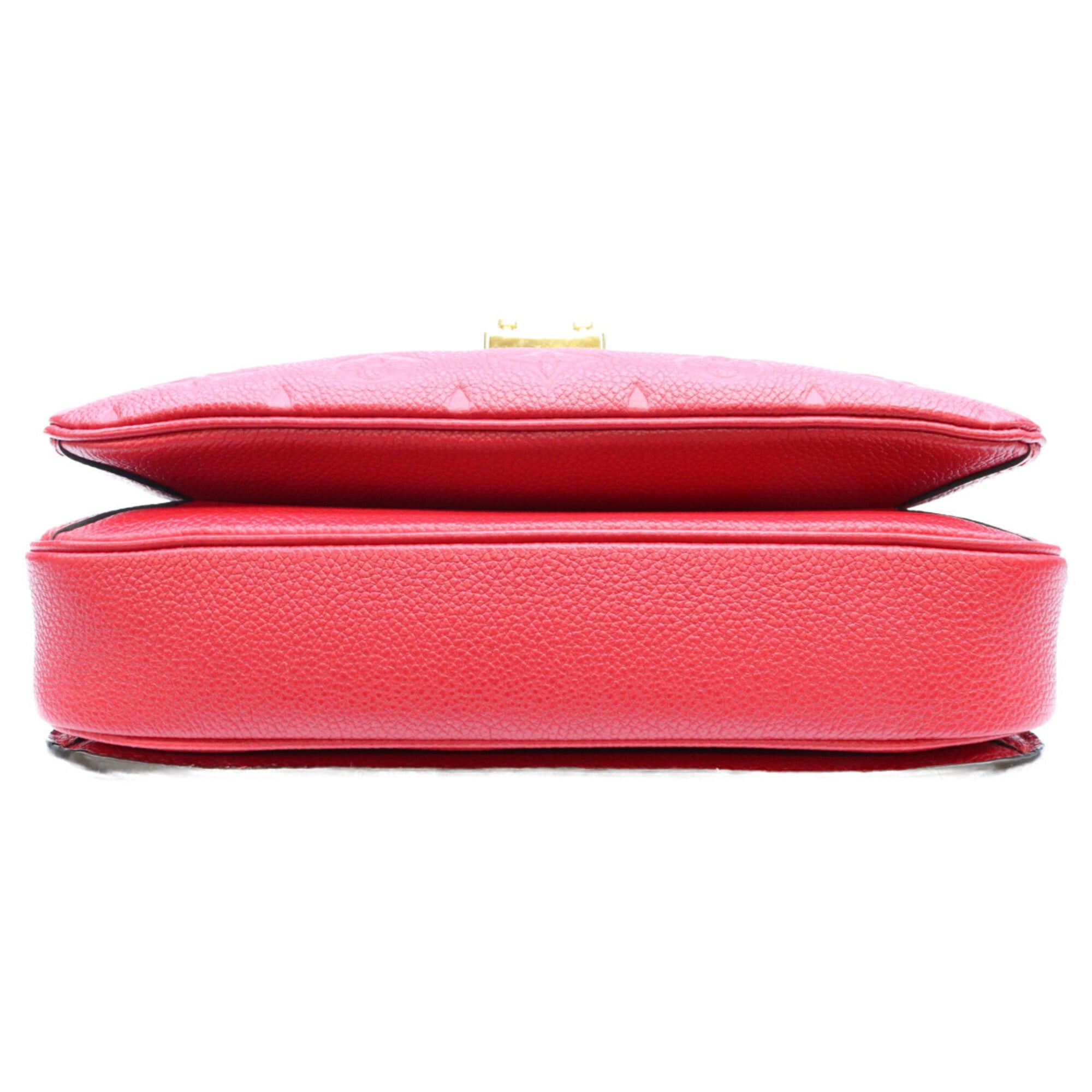 Louis Vuitton Cerise Red Color Monogram Empreinte Shoulder Bag (Pre-Owned)
