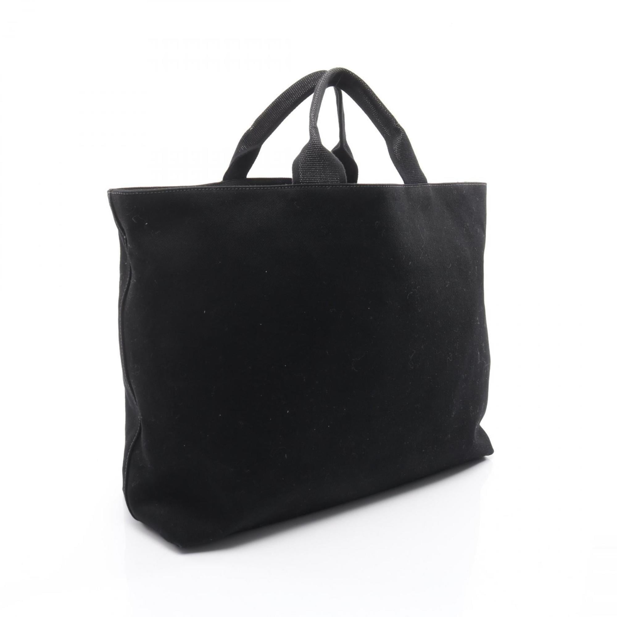 Prada Black Canvas Tote Bag (Pre-Owned)