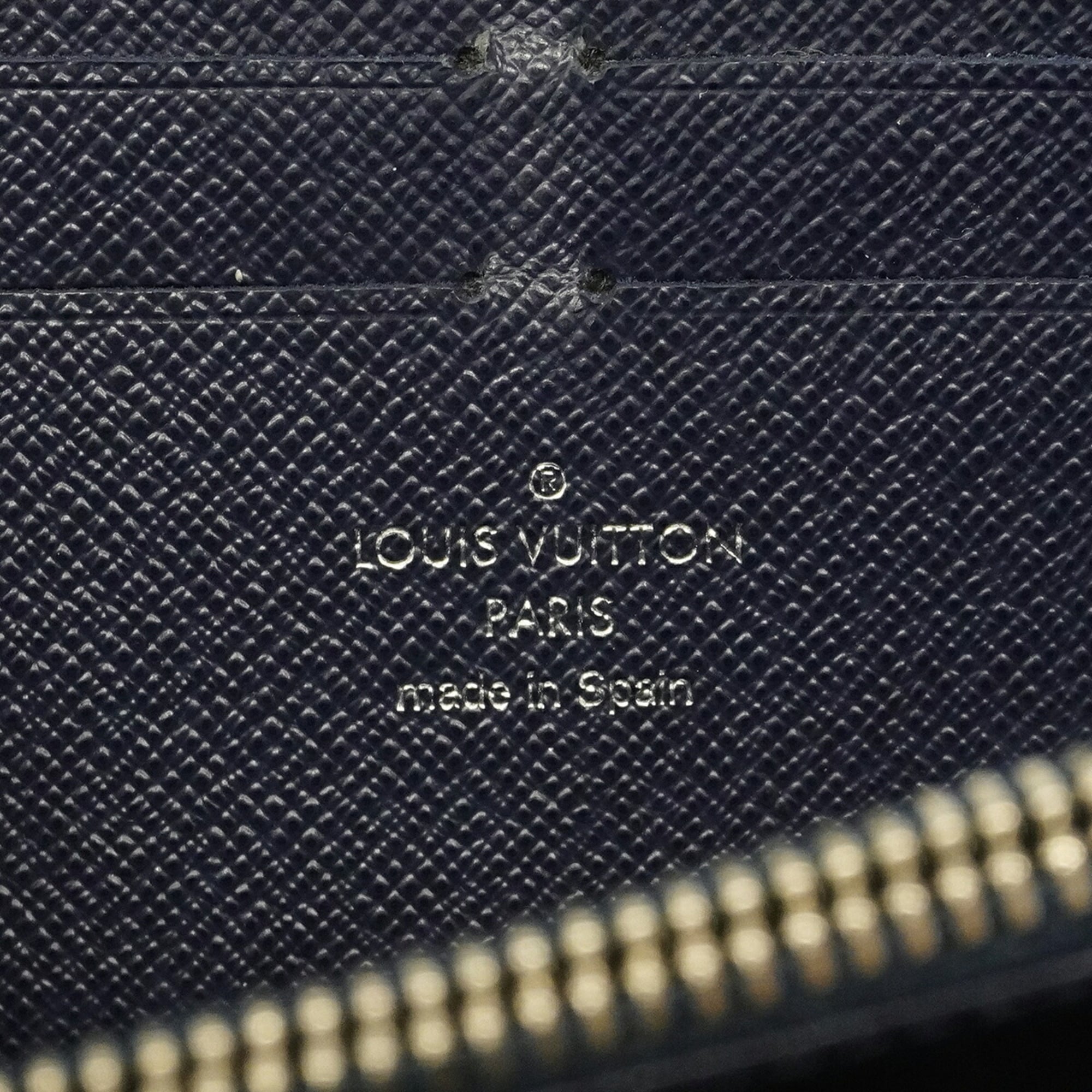 Louis Vuitton Navy Long Wallet (Bi-Fold) (Pre-Owned)