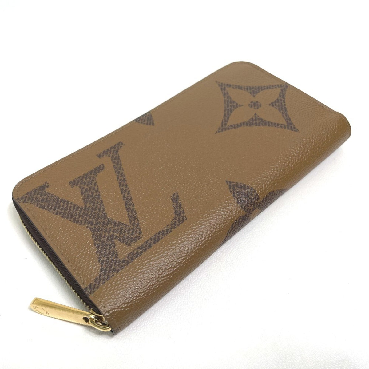 Louis Vuitton Monogram Brown Monogram Long Wallet (Bi-Fold) (Pre-Owned)