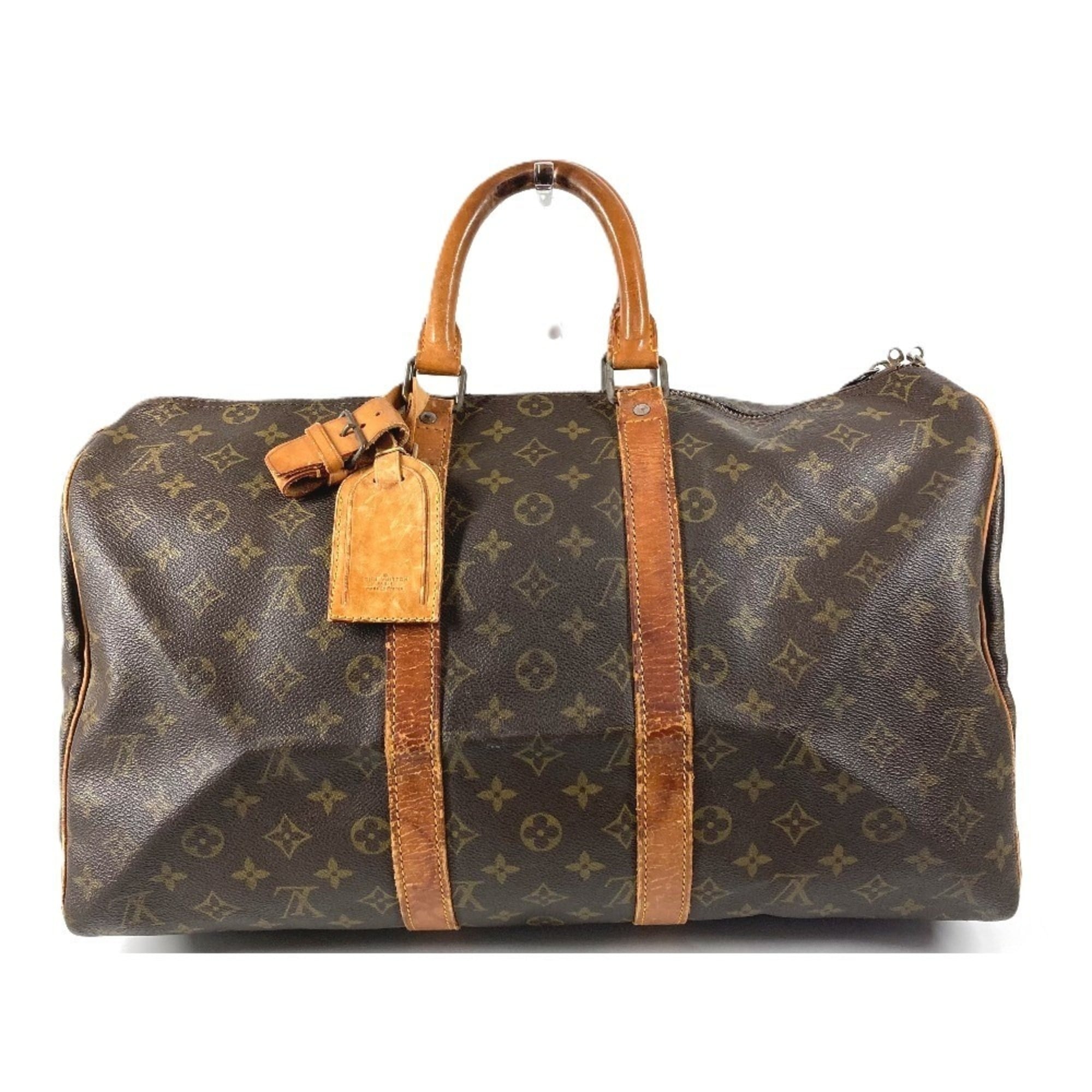 Louis Vuitton Monogram Brown Monogram Boston Bag Handbag (Pre-Owned)