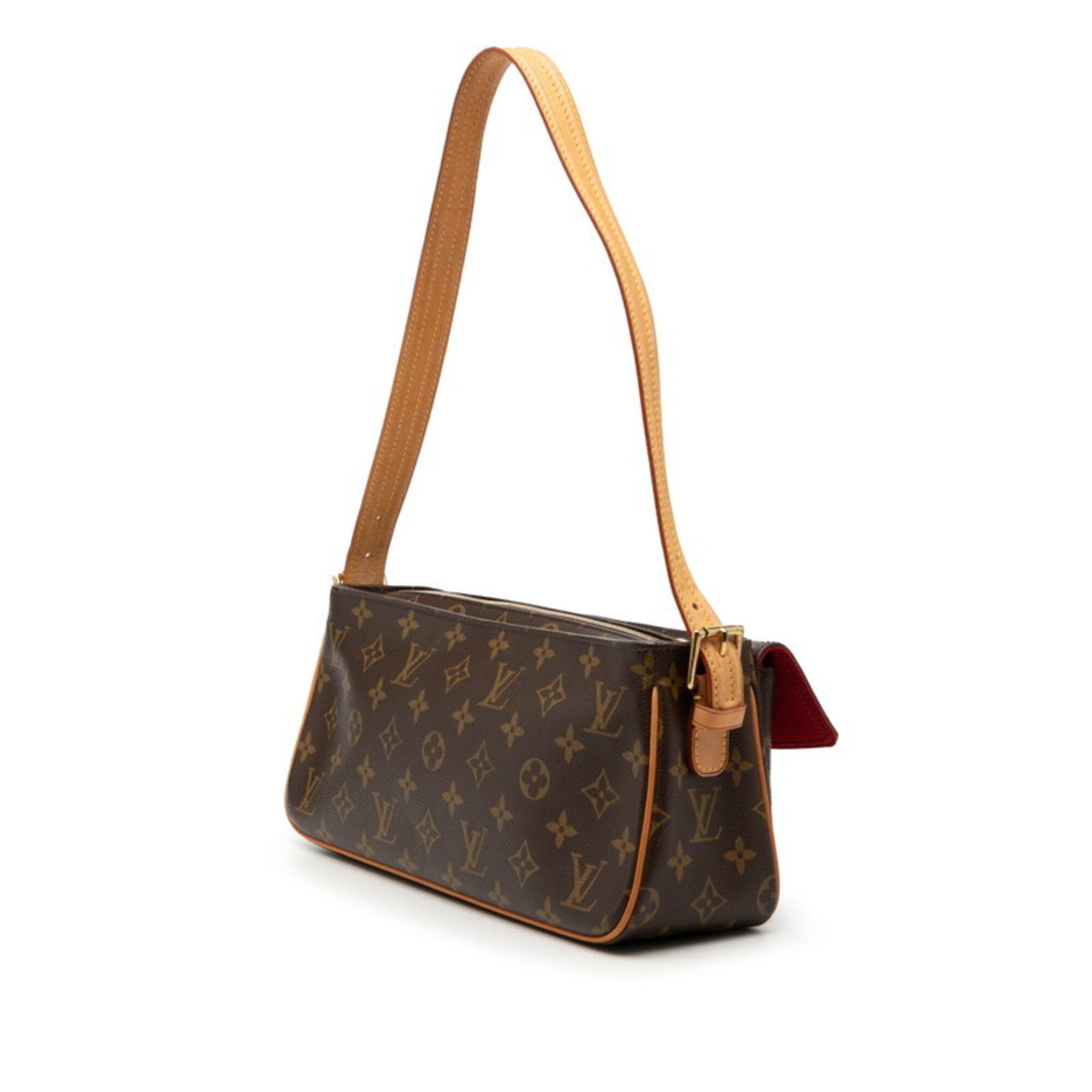 Louis Vuitton Brown Pvc Leather Shoulder Bag (Pre-Owned)