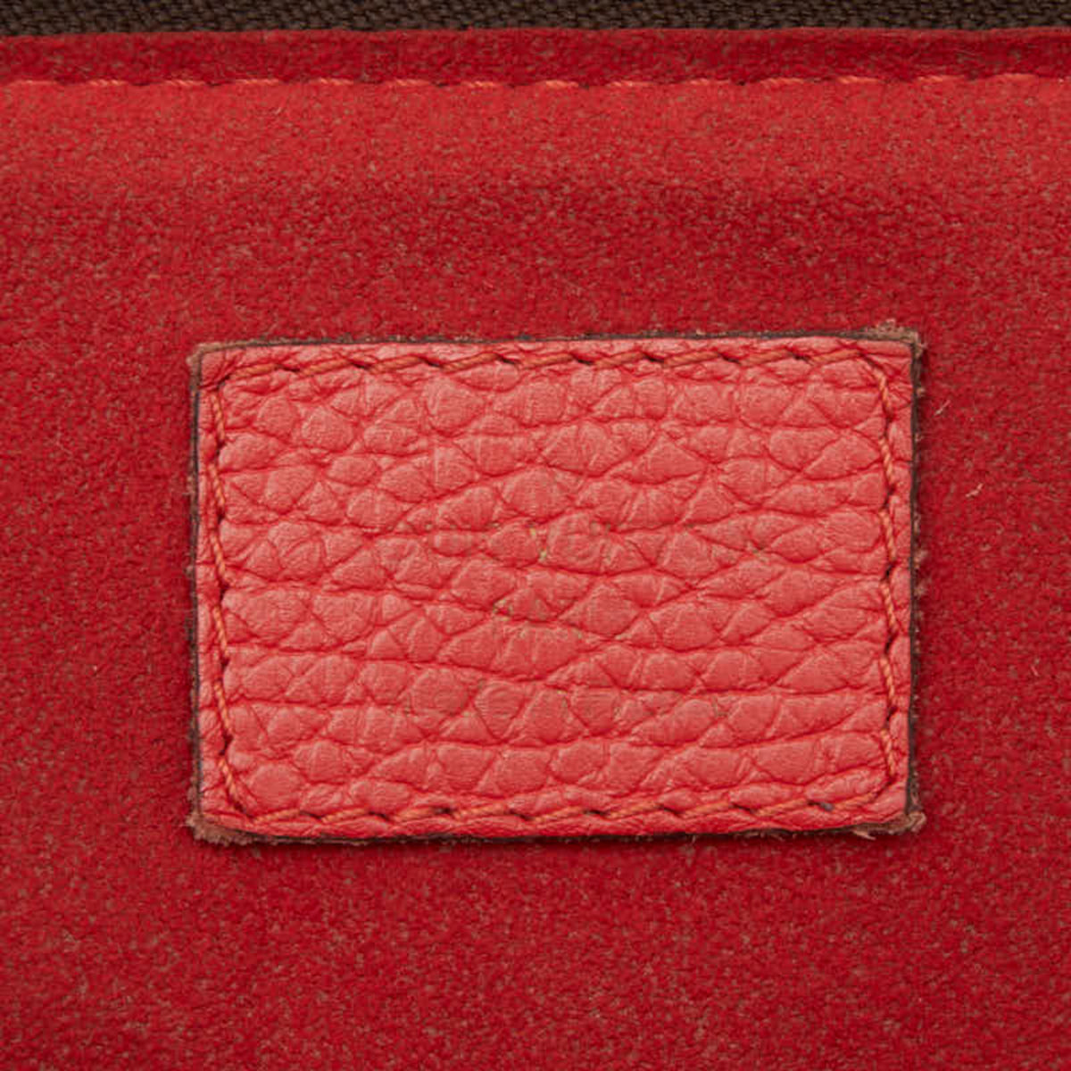 Louis Vuitton Brown Cerise Red Color Pvc Leather Shoulder Bag Tote Bag (Pre-Owned)
