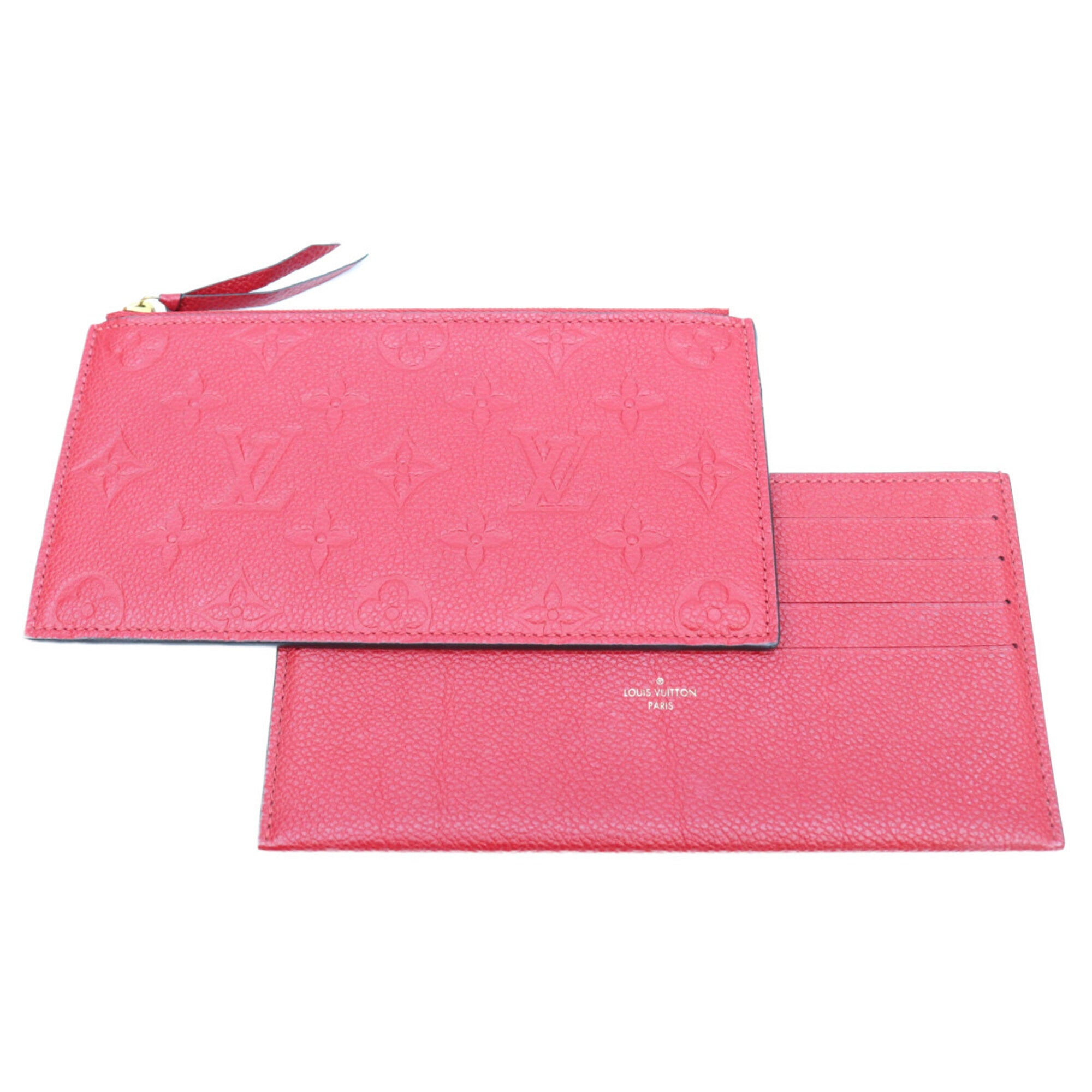 Louis Vuitton Cerise Red Color Monogram Empreinte Shoulder Bag (Pre-Owned)