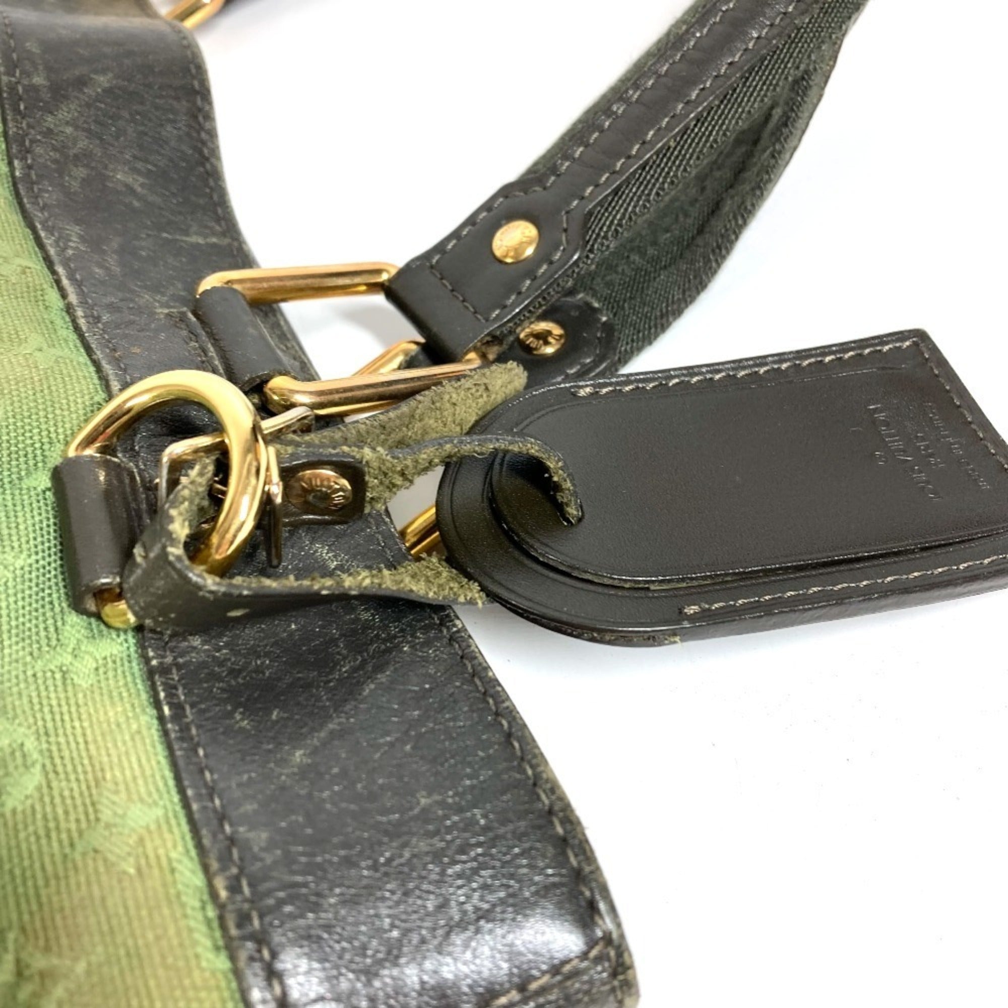 Louis Vuitton Khaki Monogram Mini Shoulder Bag Tote Bag (Pre-Owned)