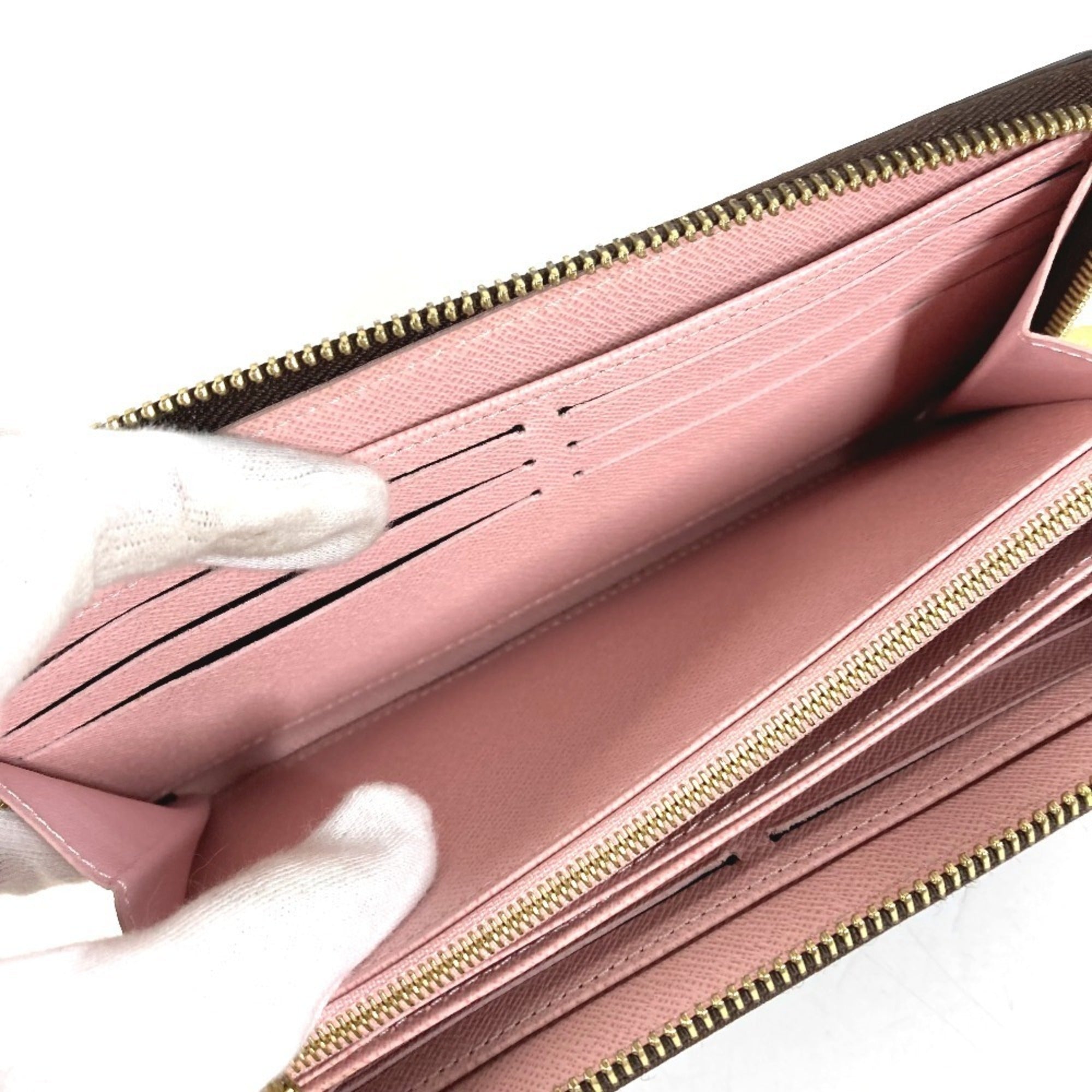 Louis Vuitton Brown Pink Rose Ballerine Monogram Long Wallet (Bi-Fold) (Pre-Owned)
