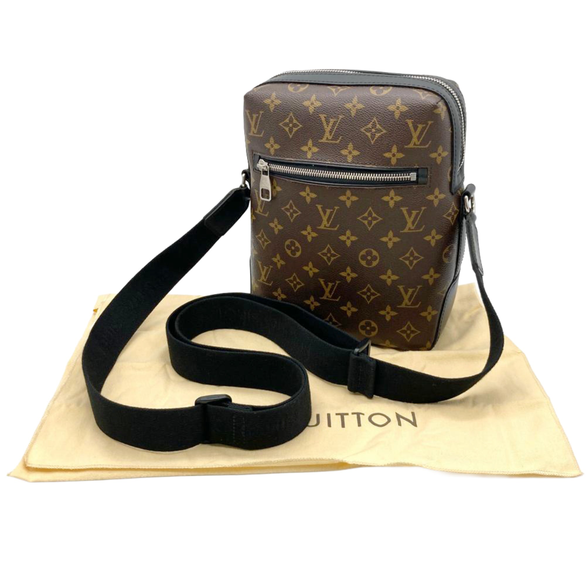 Louis Vuitton Brown Monogram Macassar Shoulder Bag (Pre-Owned)