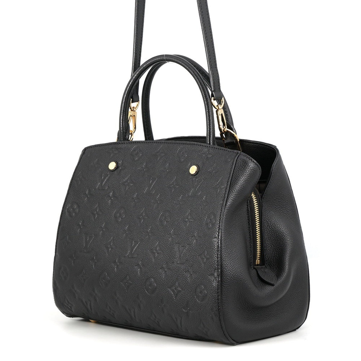 Louis Vuitton Noir Monogram Empreinte Handbag Shoulder Bag (Pre-Owned)