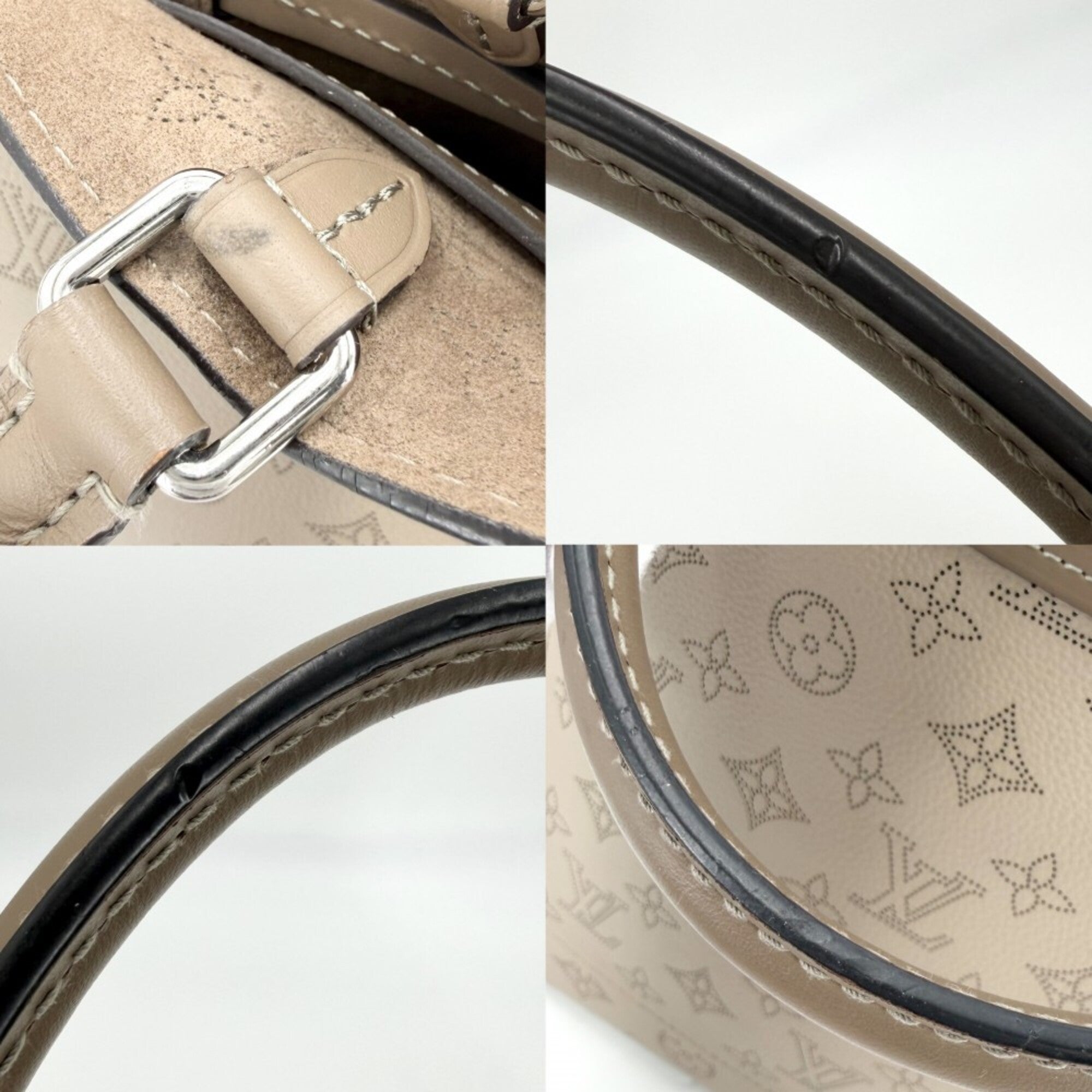 Louis Vuitton Galle Mahina Leather Leather Shoulder Bag Tote Bag (Pre-Owned)