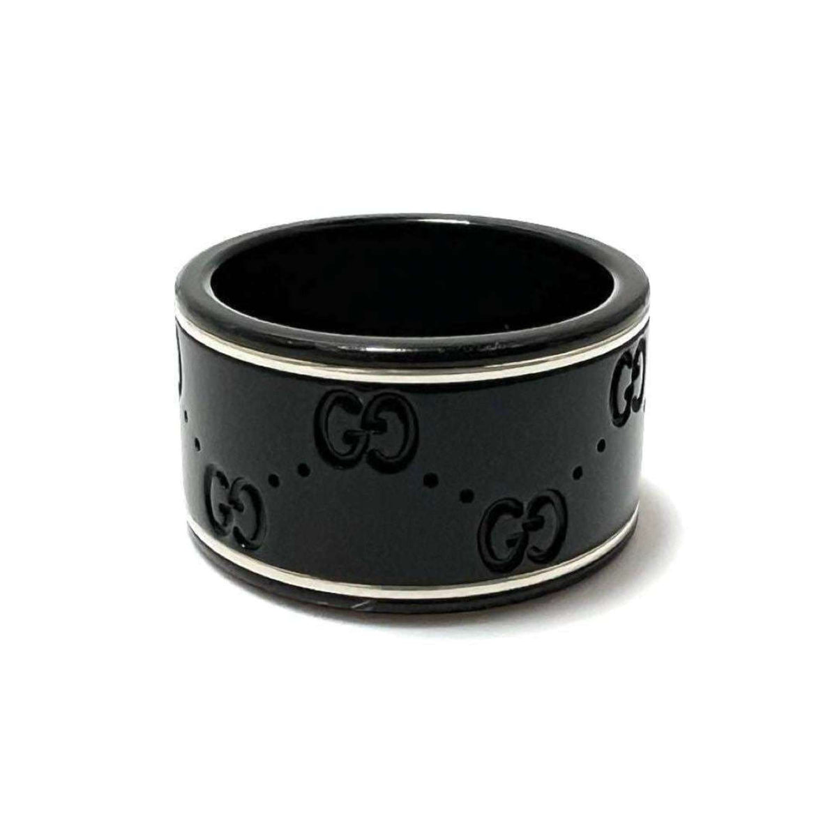 Gucci White Gold (18K) Ceramic Band Ring (Pre-Owned)