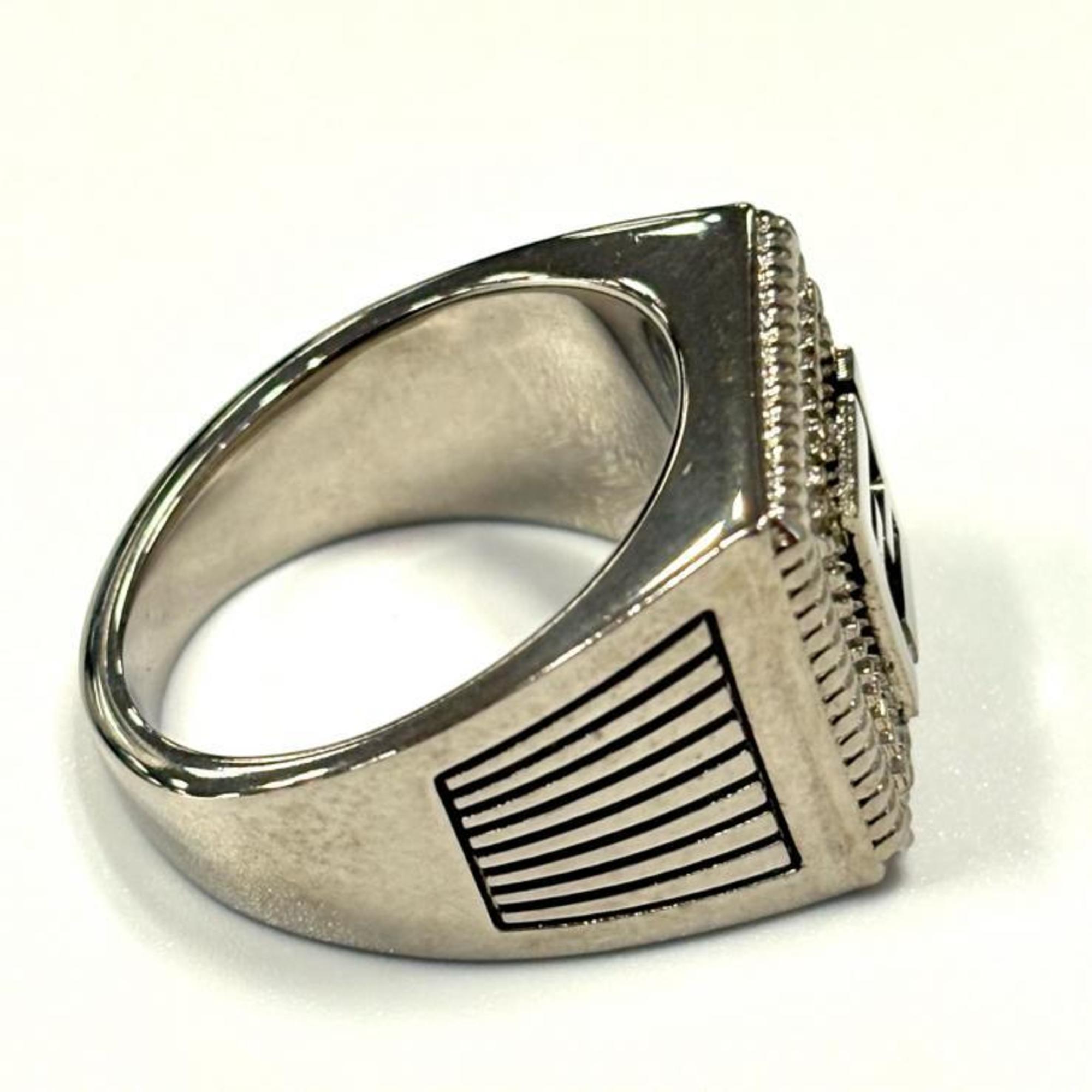 Fendi Silver Band Ring (Pre-Owned)