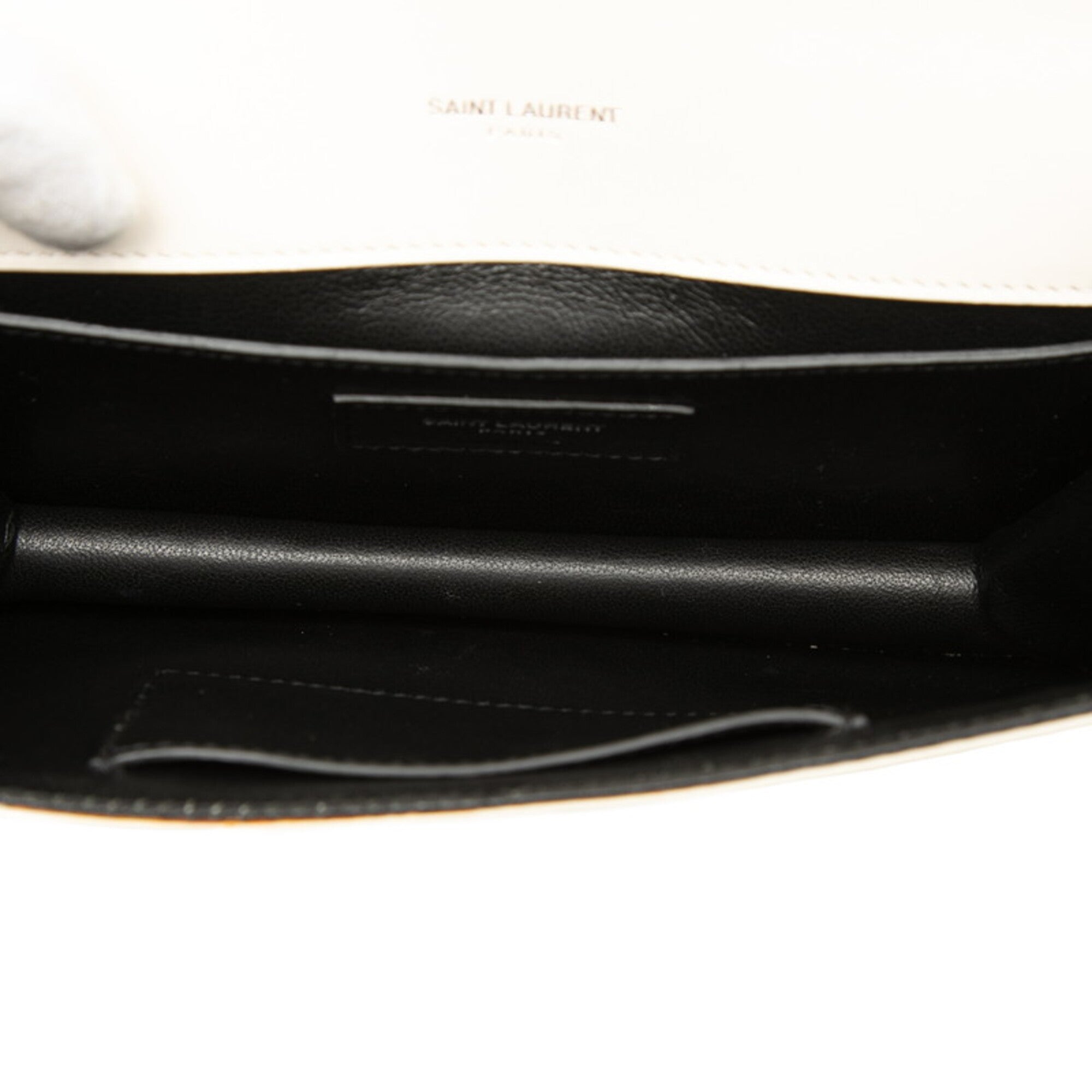 Saint Laurent White Leather Shoulder Bag (Pre-Owned)