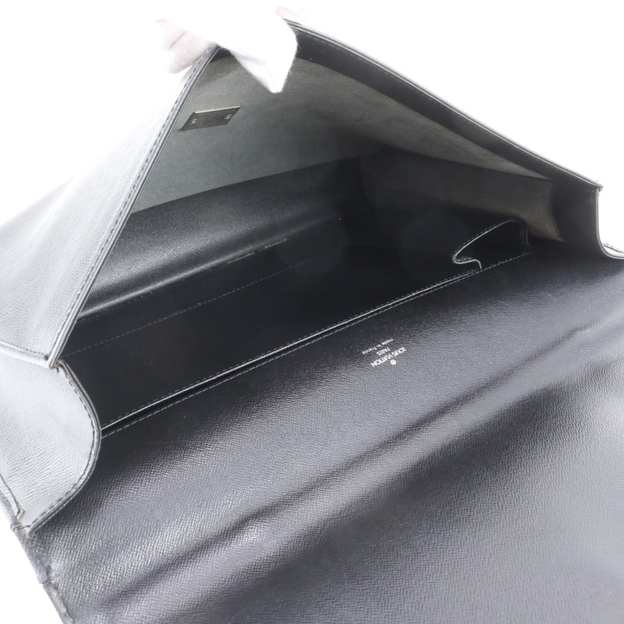 Louis Vuitton Ardoise Leather Briefcase (Pre-Owned)