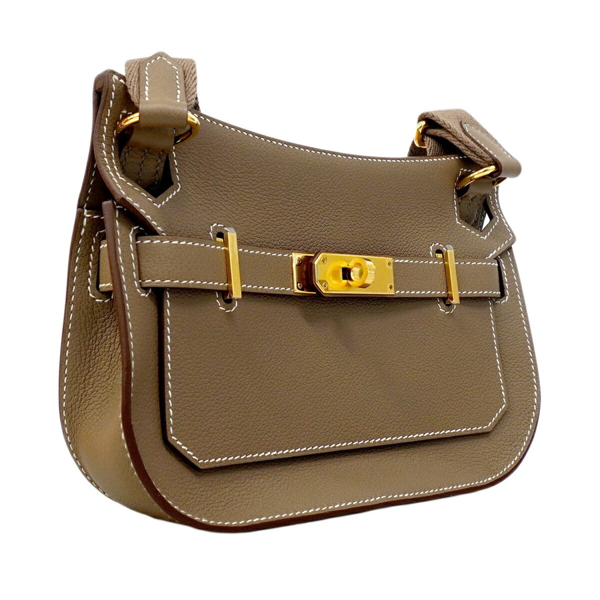 Hermes Etoupe Gray Shoulder Bag (Pre-Owned)