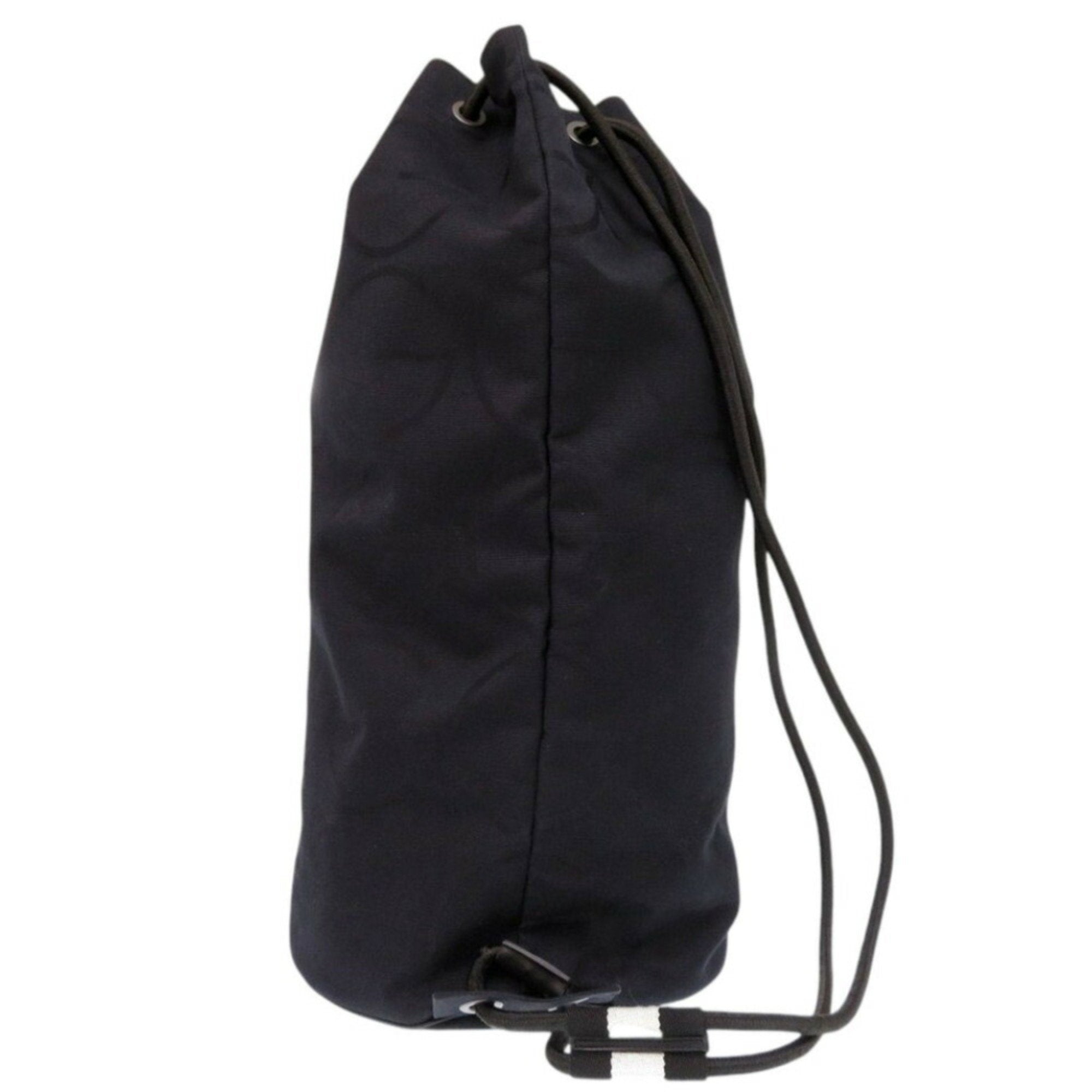Gucci Black Canvas Shoulder Bag (Pre-Owned)