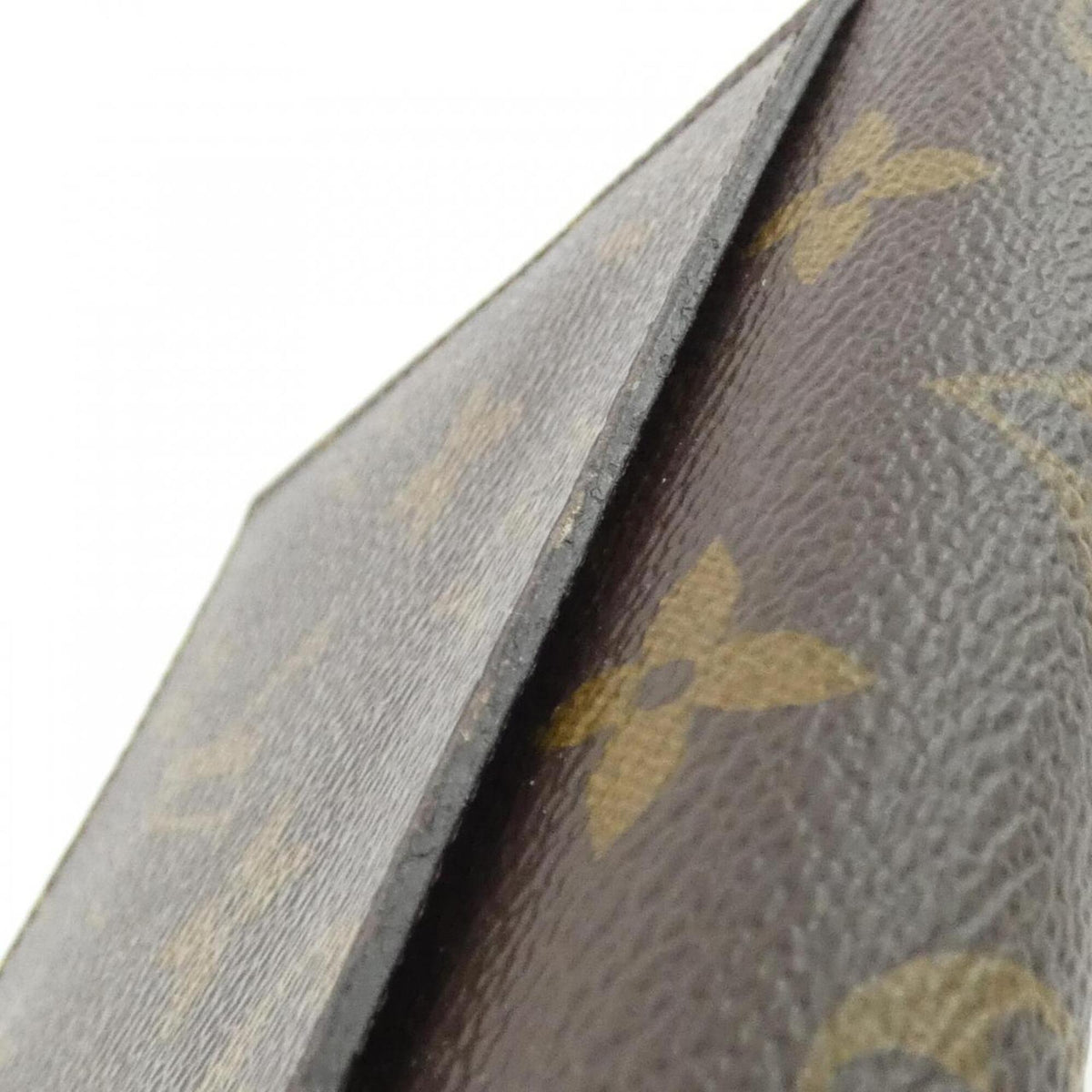 Louis Vuitton Brown Fuchsia Coated Canvas Long Wallet (Bi-Fold) (Pre-Owned)