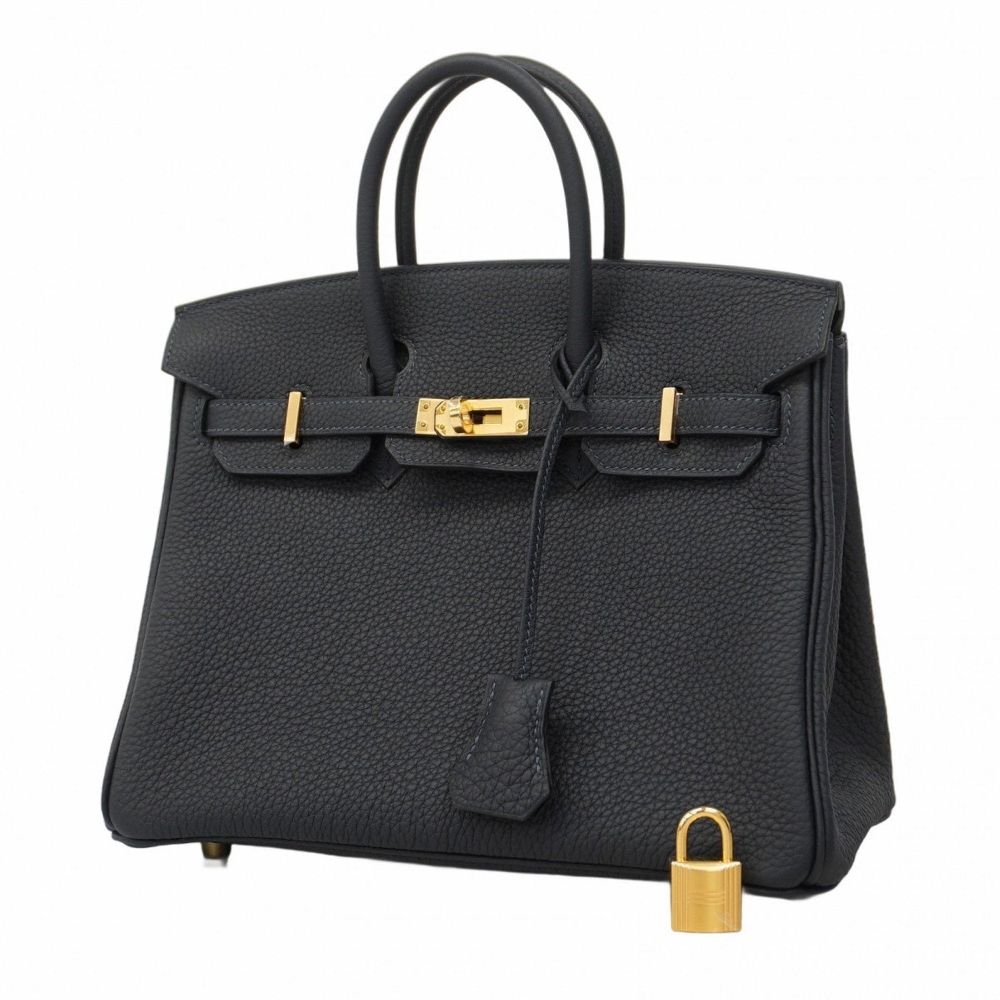 Hermes Gold Togo Leather Handbag (Pre-Owned)