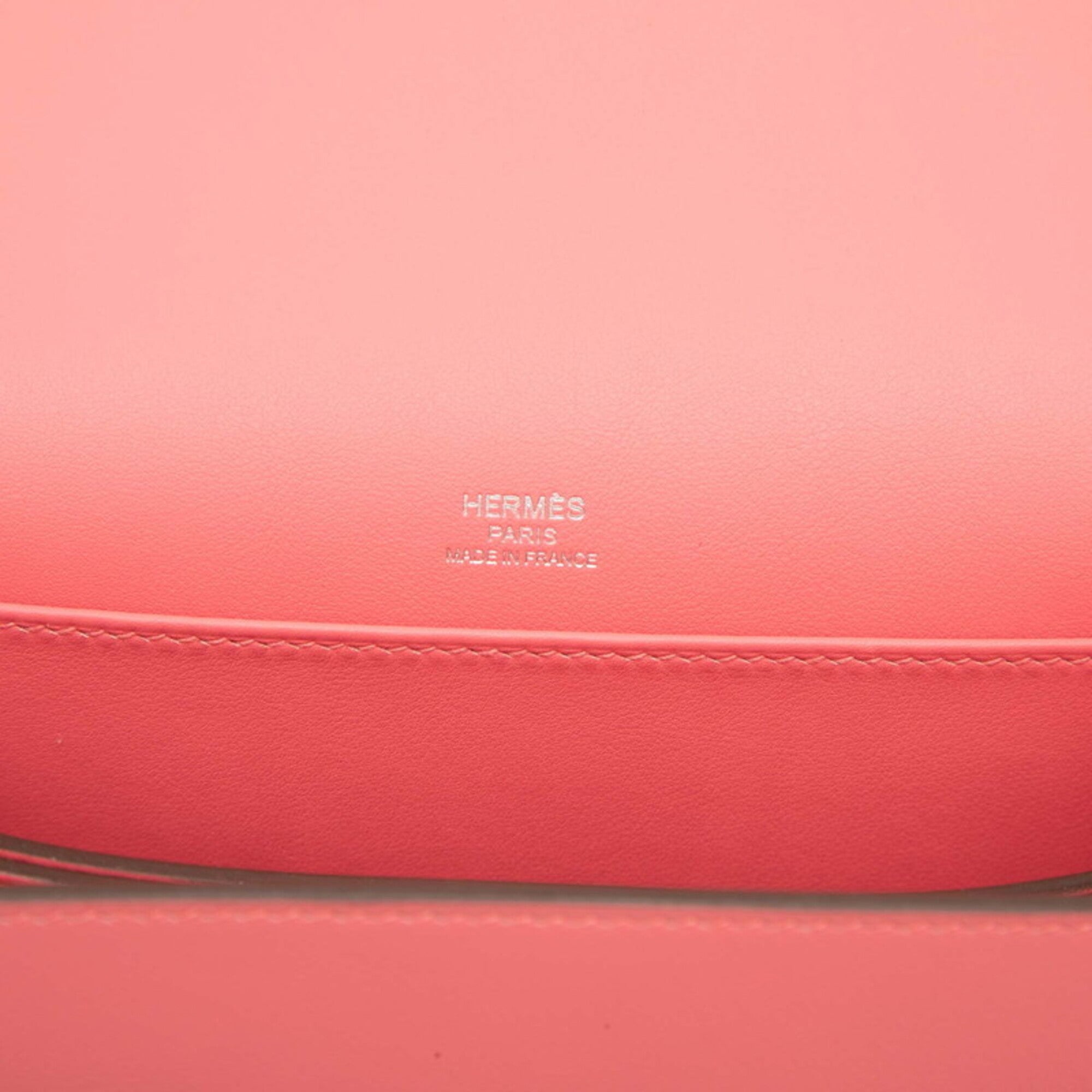 Hermes Pink Rose Azalee Swift Leather Shoulder Bag (Pre-Owned)