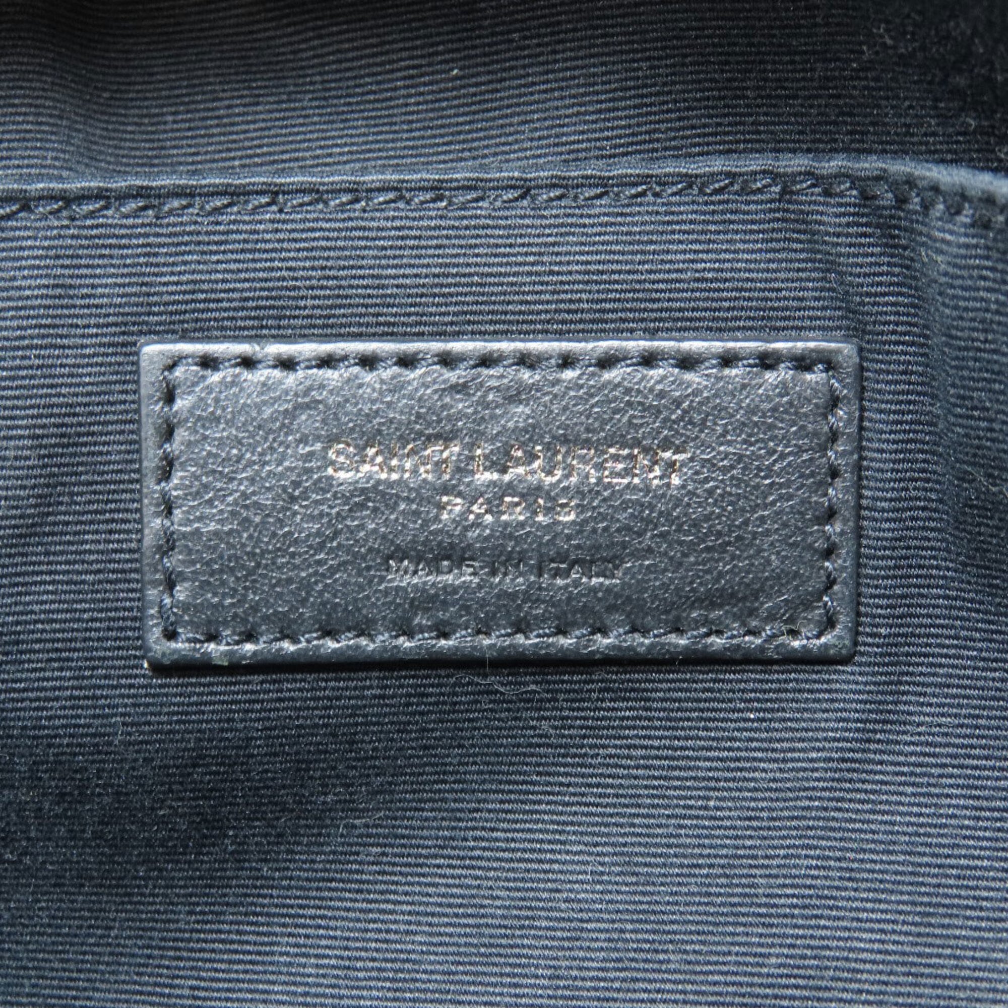 Saint Laurent Black Leather Shoulder Bag (Pre-Owned)