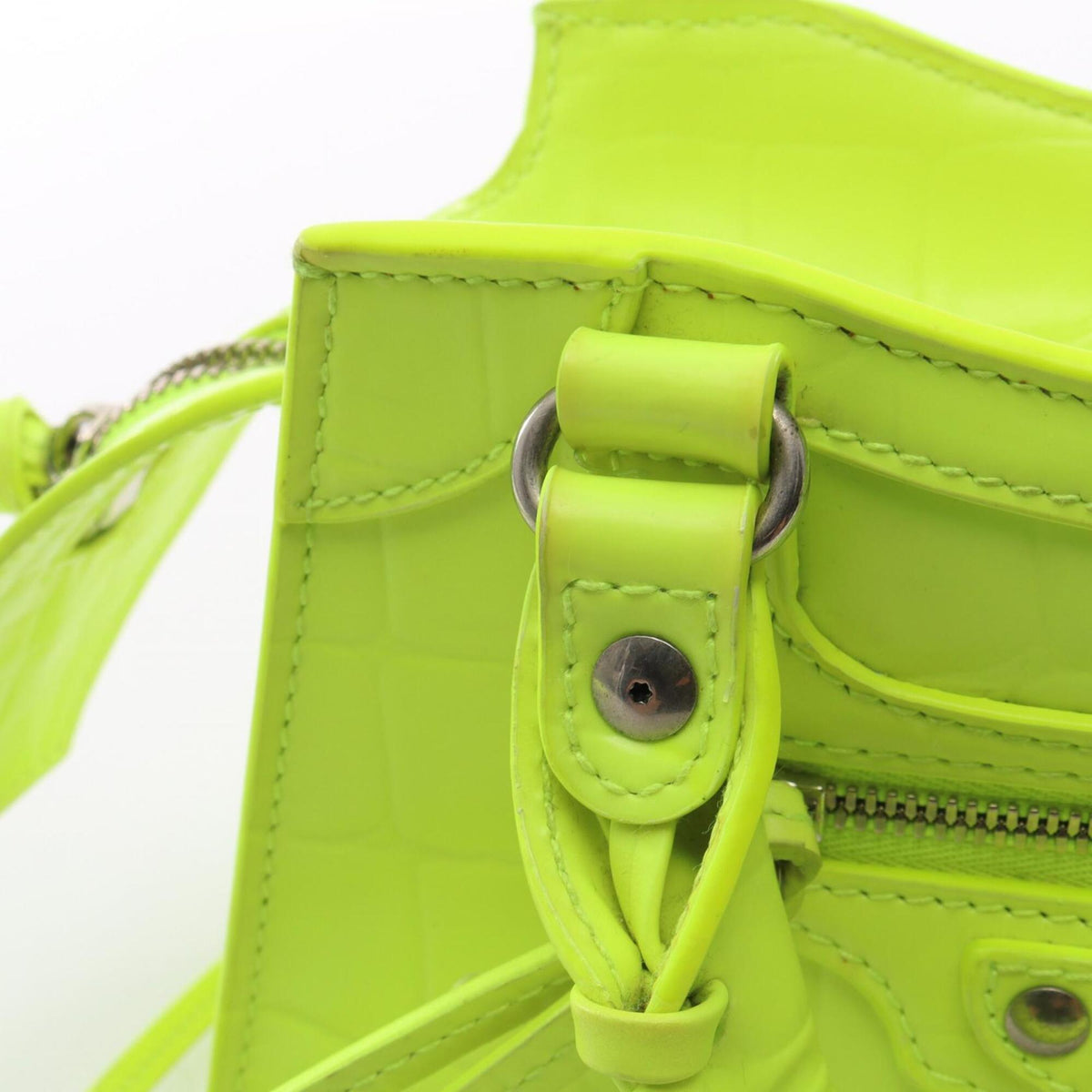 Balenciaga Yellow Leather Handbag (Pre-Owned)