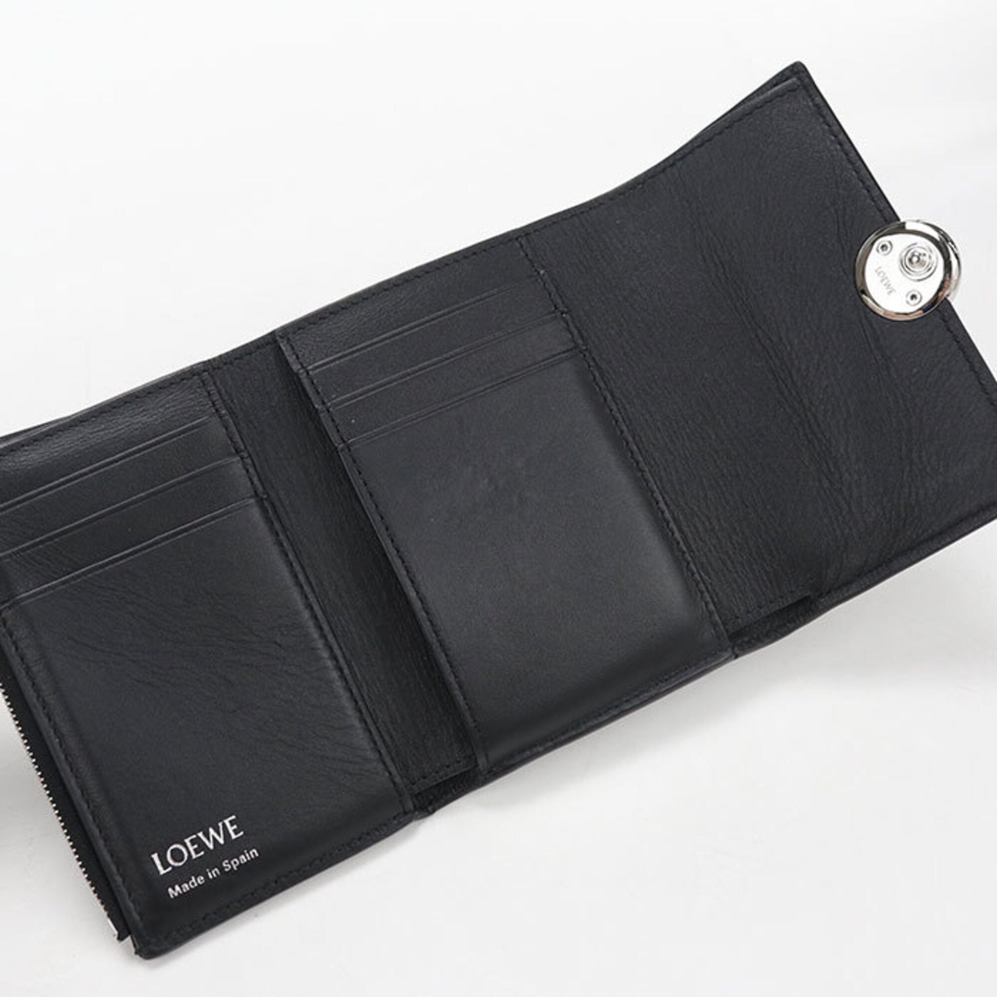 Loewe Black Wallet (Tri-Fold) (Pre-Owned)