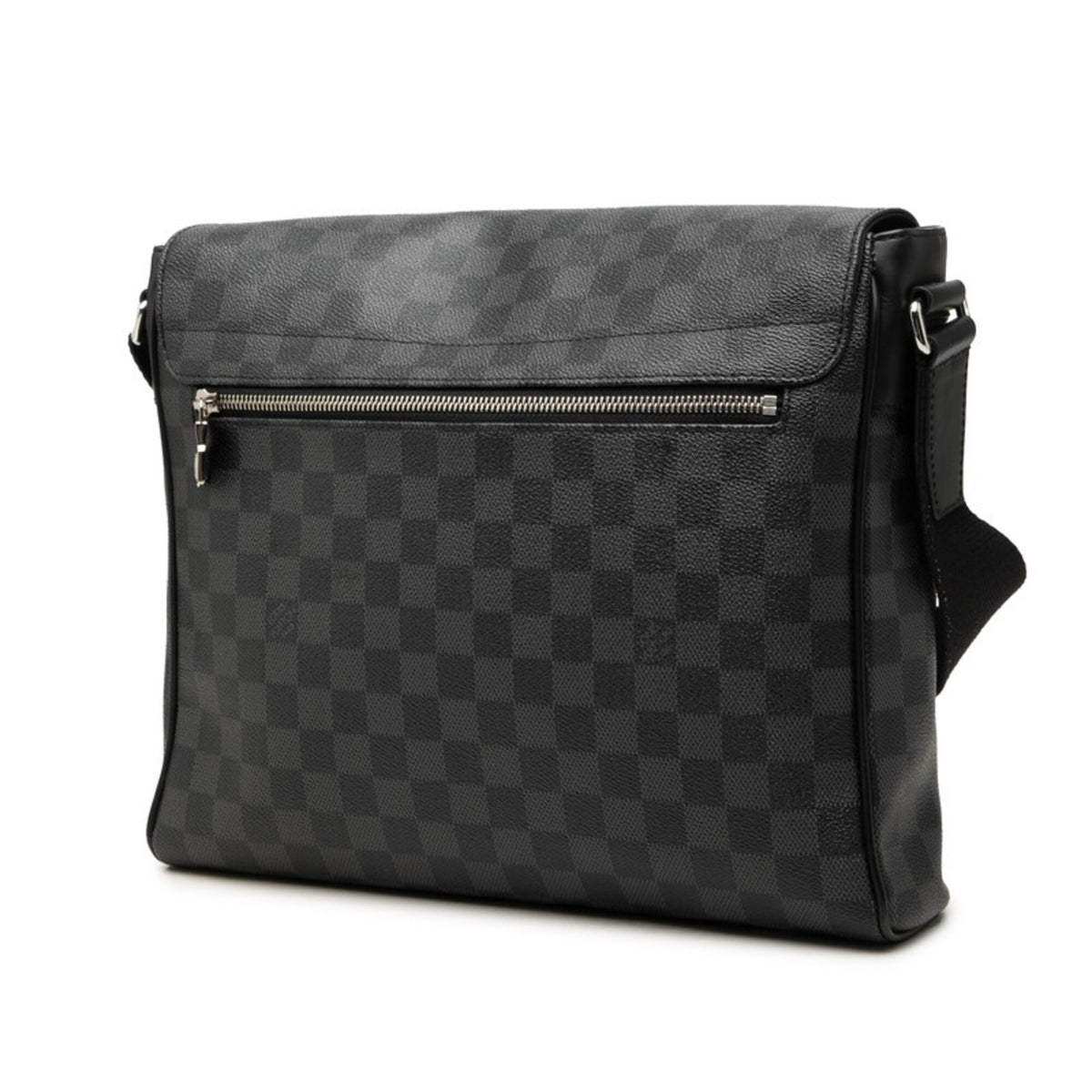 Louis Vuitton Damier Graphite Black Pvc Leather Shoulder Bag (Pre-Owned)