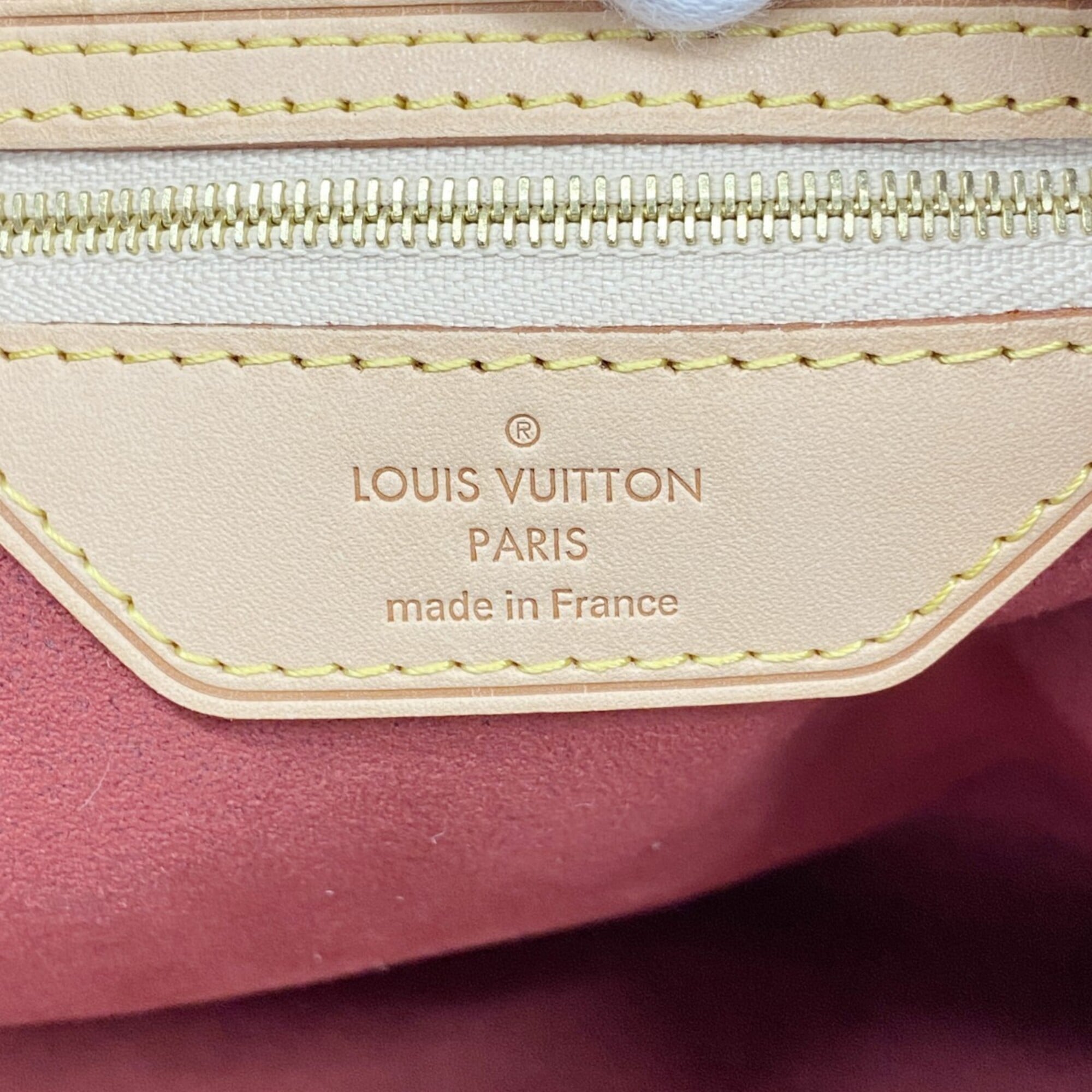 Louis Vuitton Blanc Tote Bag (Pre-Owned)
