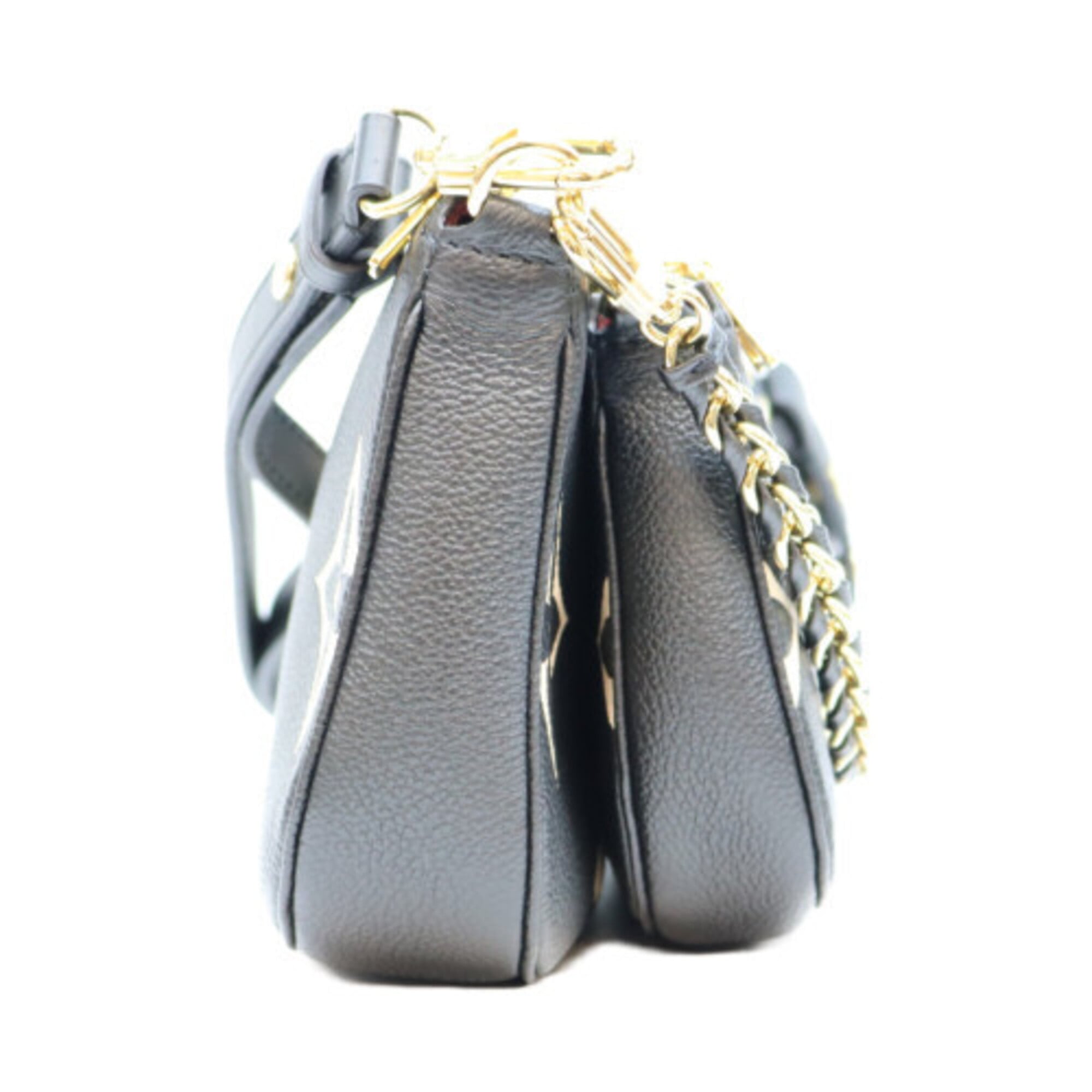Louis Vuitton Beige Black Monogram Empreinte Shoulder Bag (Pre-Owned)