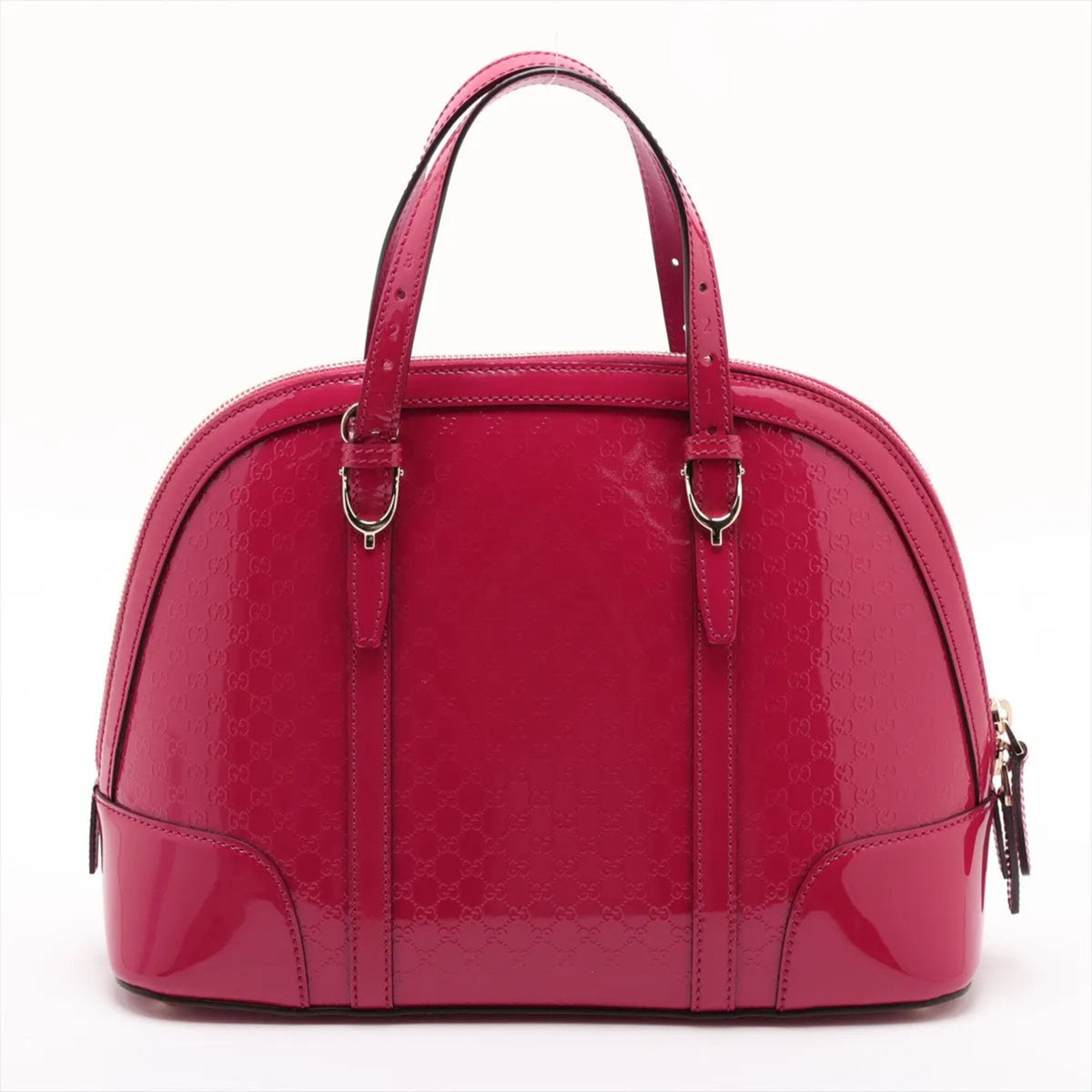 Gucci Pink Leather Handbag Shoulder Bag (Pre-Owned)
