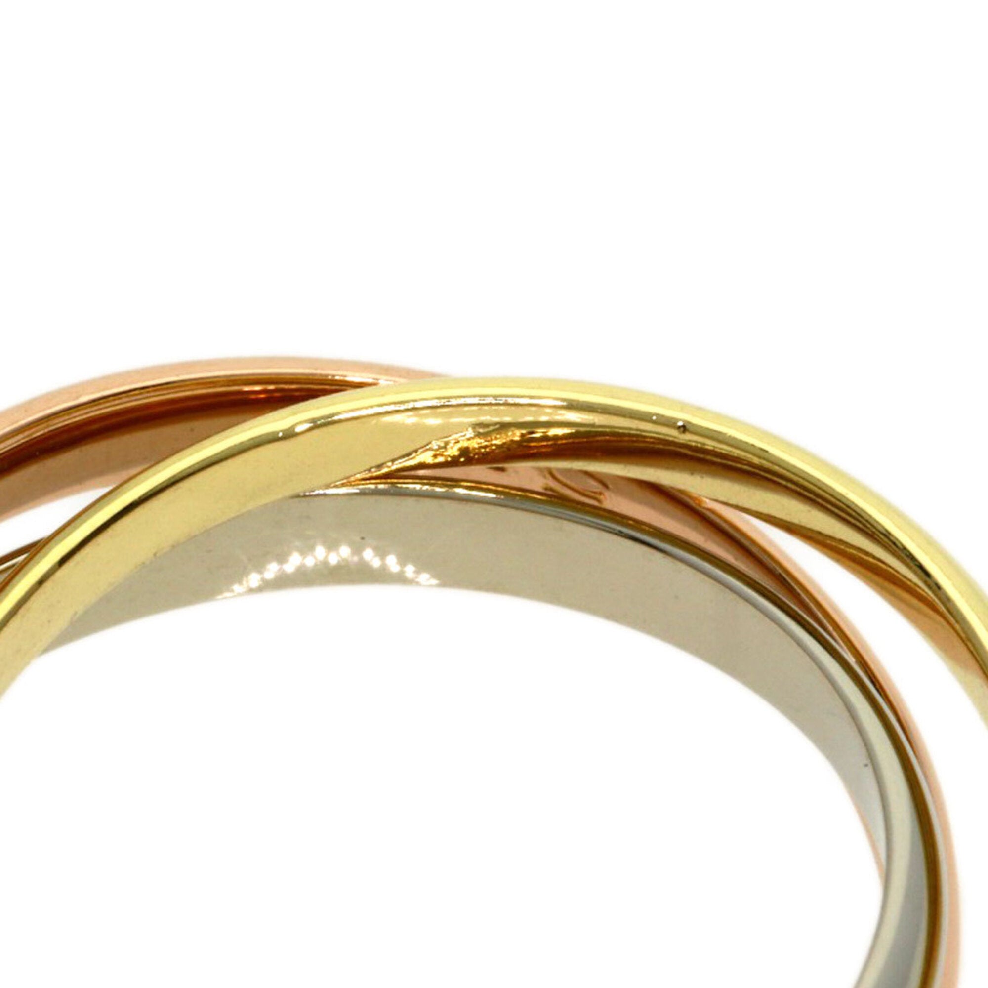 Cartier Yellow Gold (18K) White Gold (18K) Band Ring (Pre-Owned)